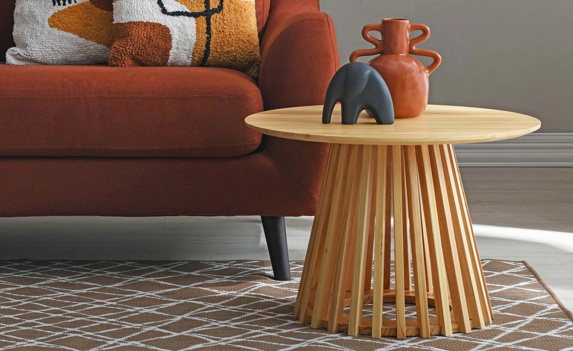 Bilbau stolić D60x40 cm natur