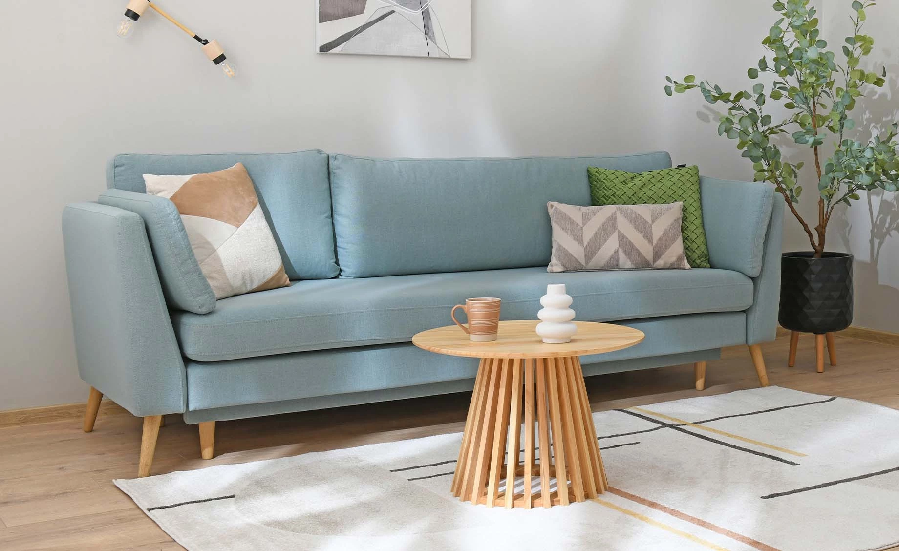 Bilbau stolić D60x40 cm natur