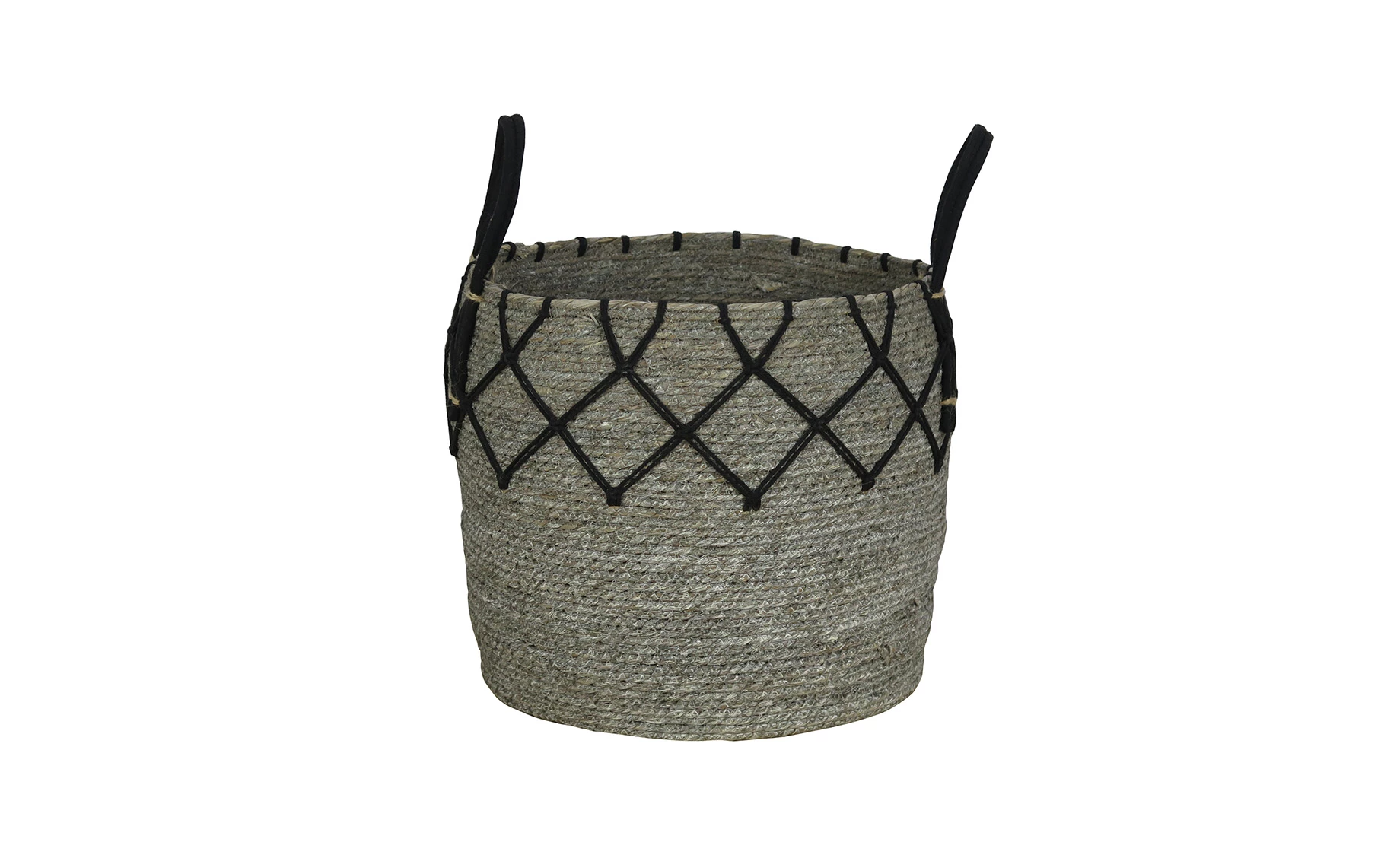 Ukrasna korpa Boho 38x38x38cm siva