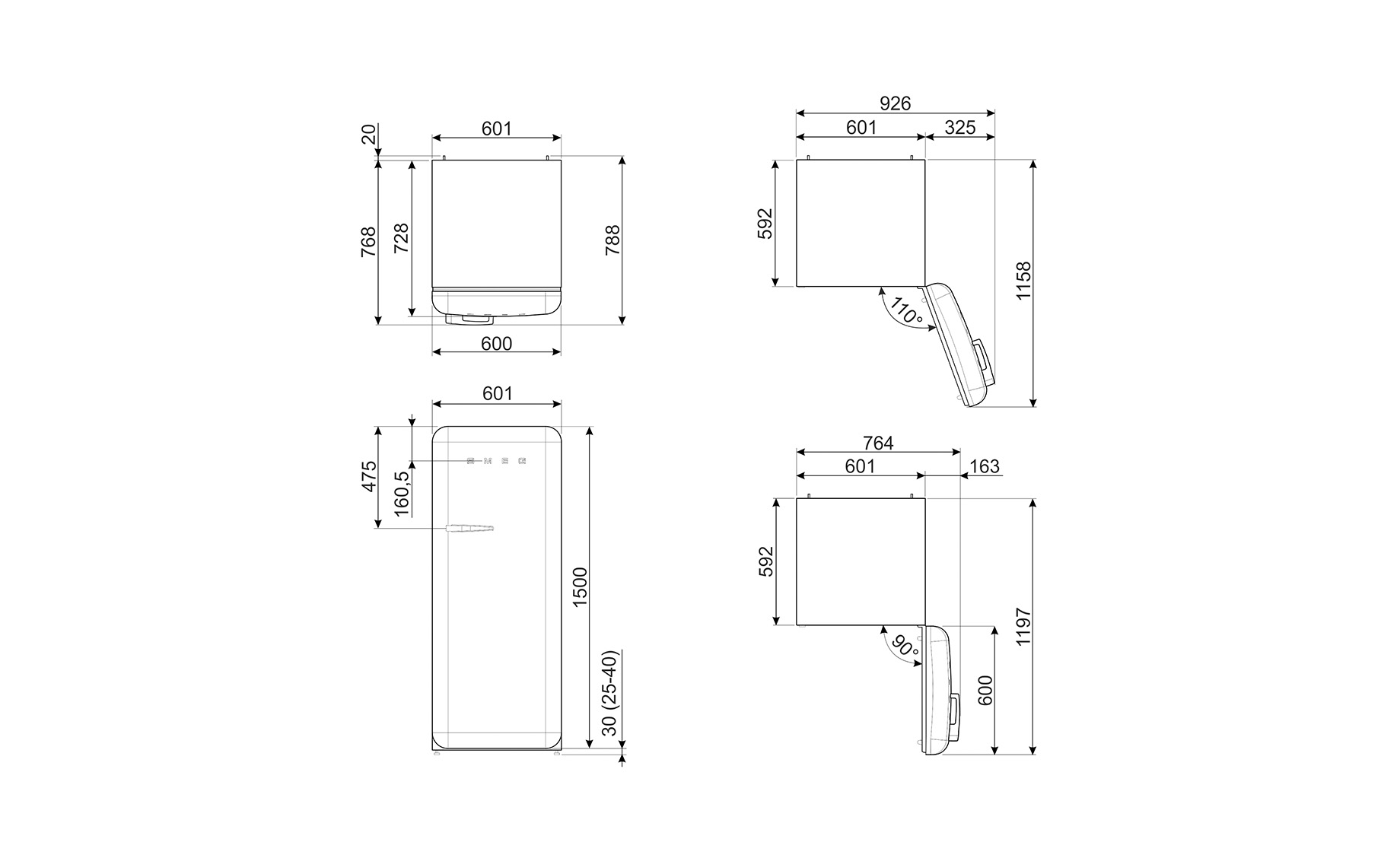 Smeg FAB28RCR5 hladnjak