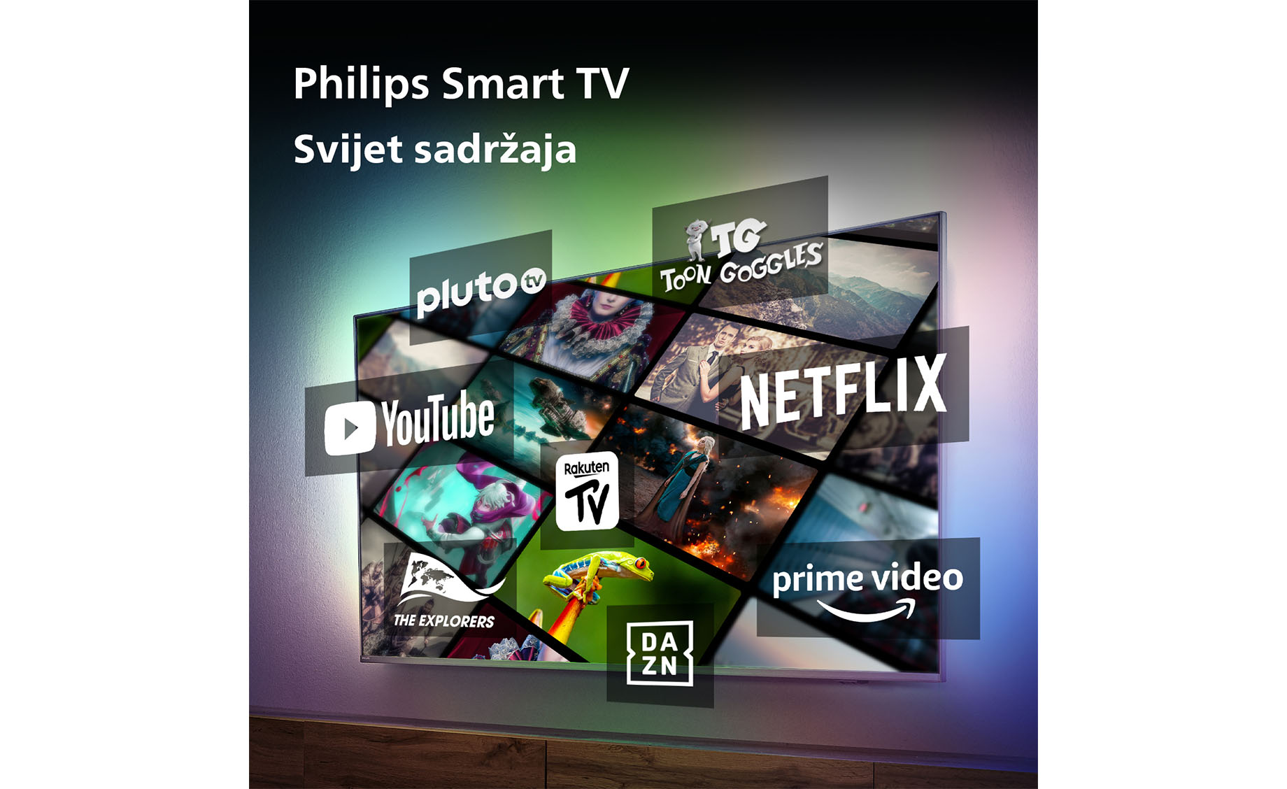 TV LED 75'' Philips Ambilight 75PUS8118 4K UHD HDR Smart Tv - TV