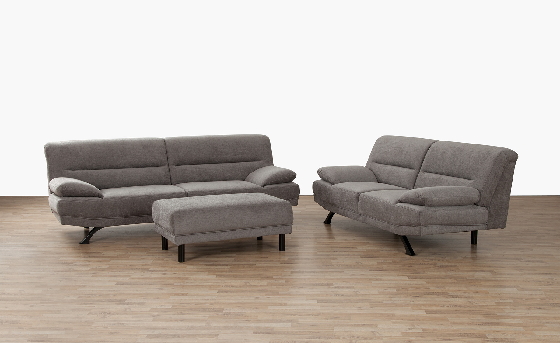 Bruno trosjed 230x94x83 sivi