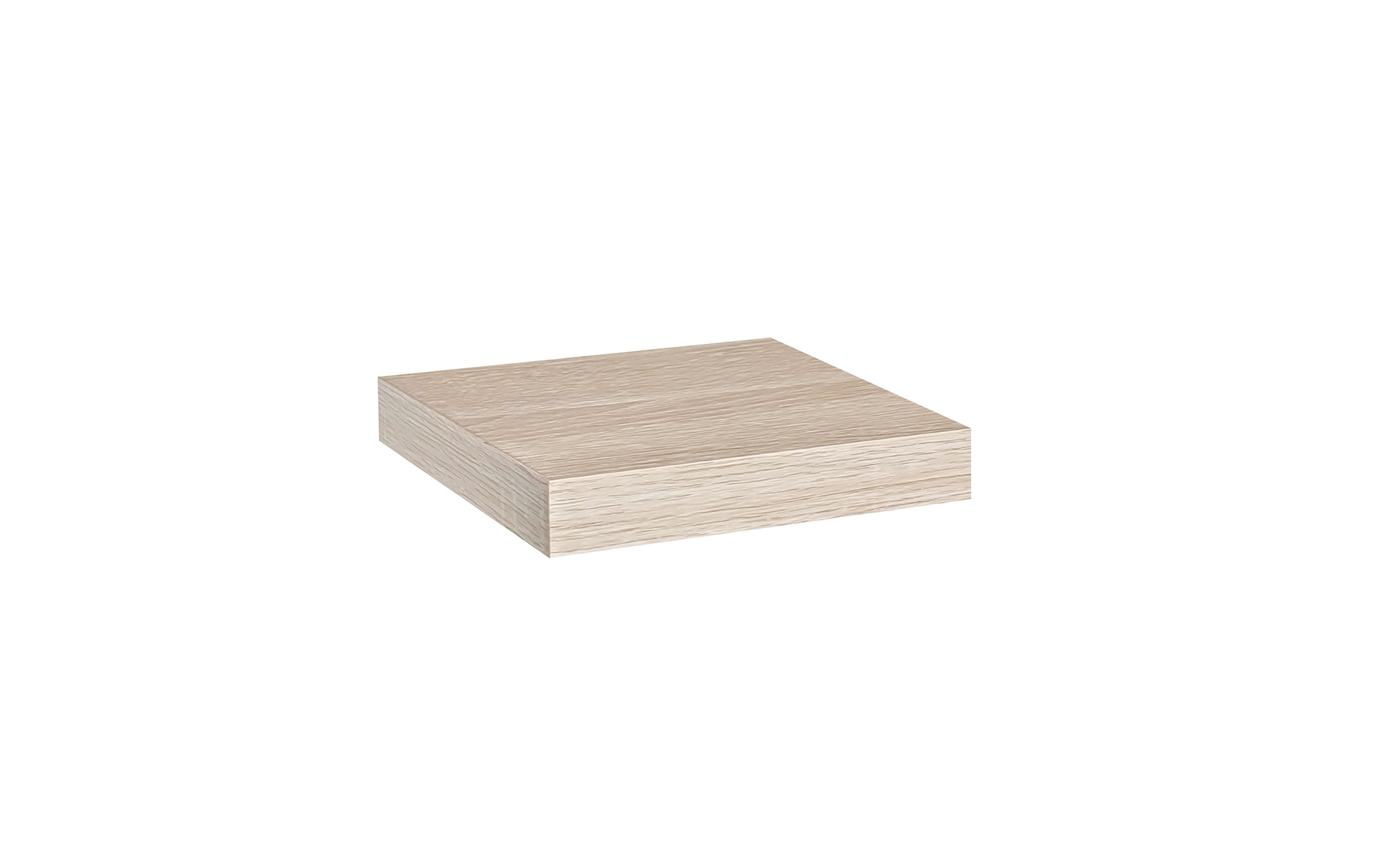 Evony zidna polica 23,5x23,5x3,8 cm natur