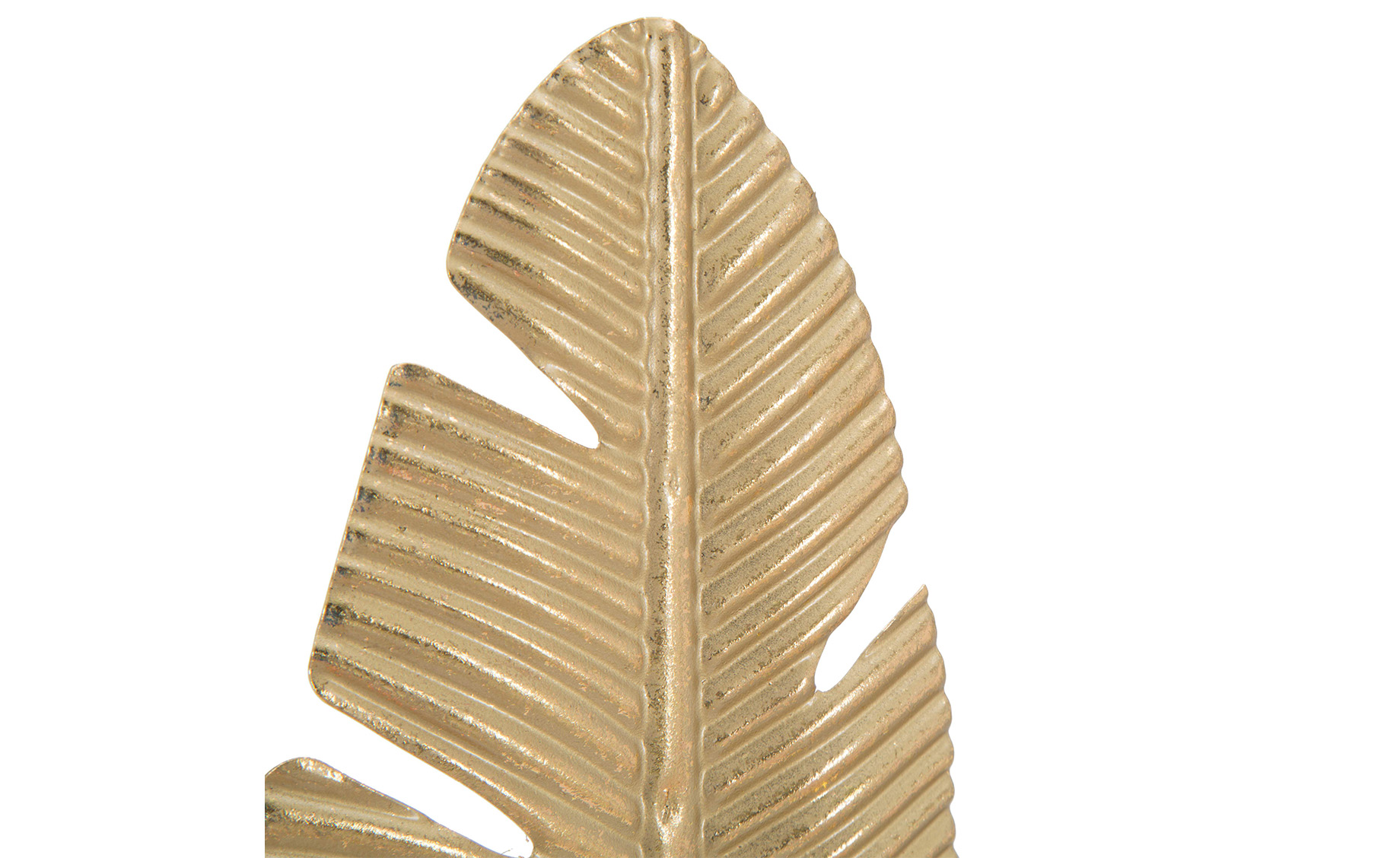 Dekoracija Golden leaf 34x10cm