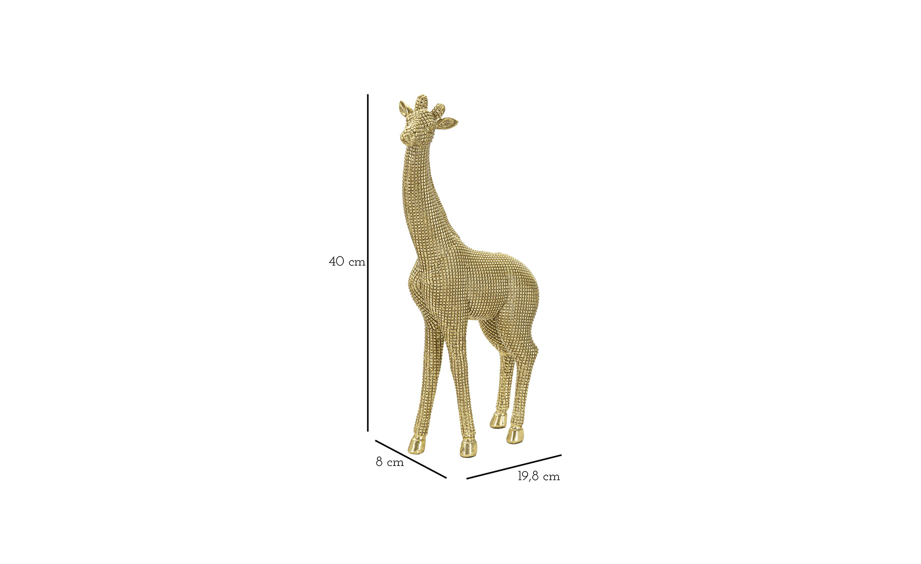 Dekoracija Giraffe 40x19,8cm