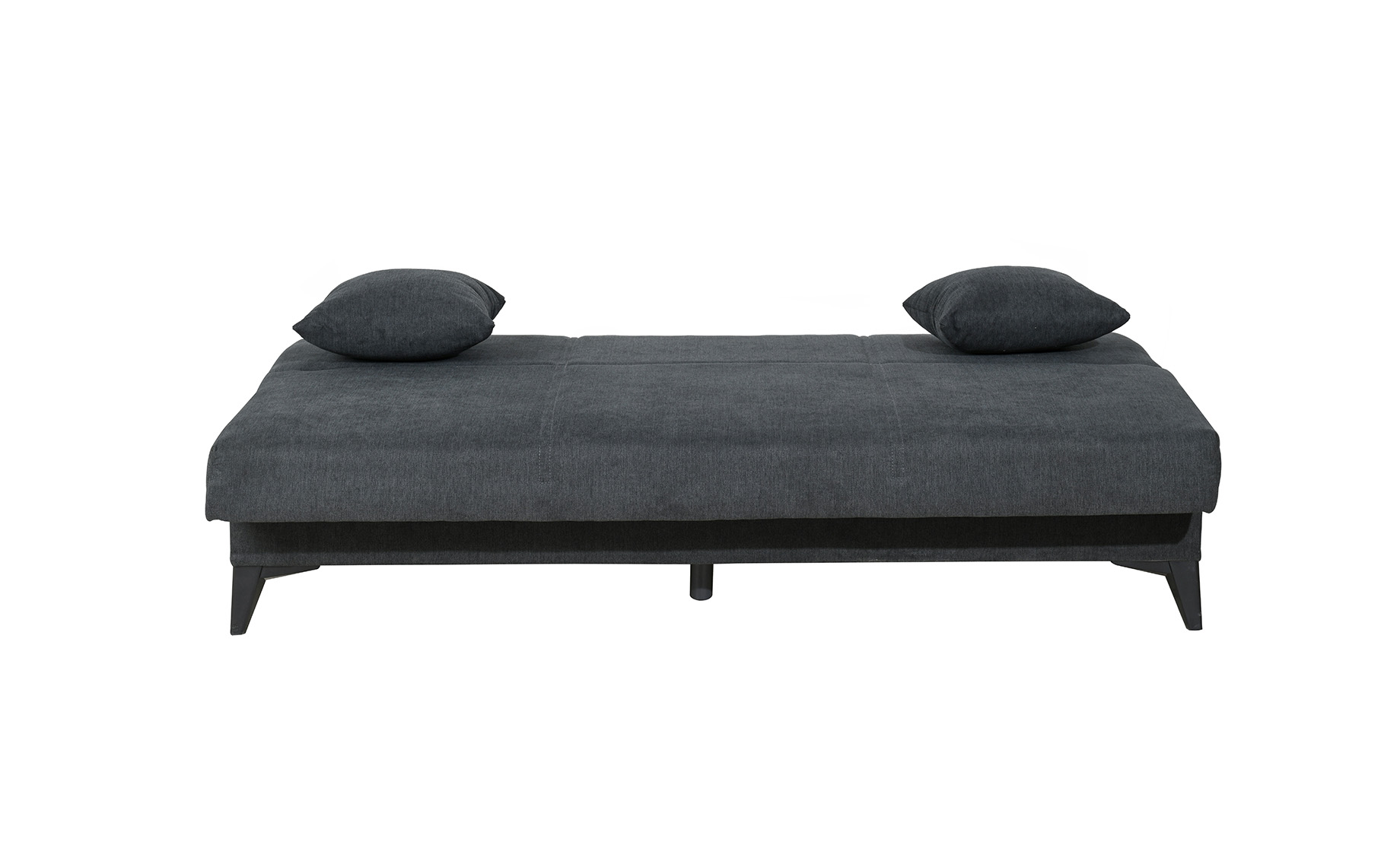 Porta trosjed s ležajem 185x78x90 cm tamno siva