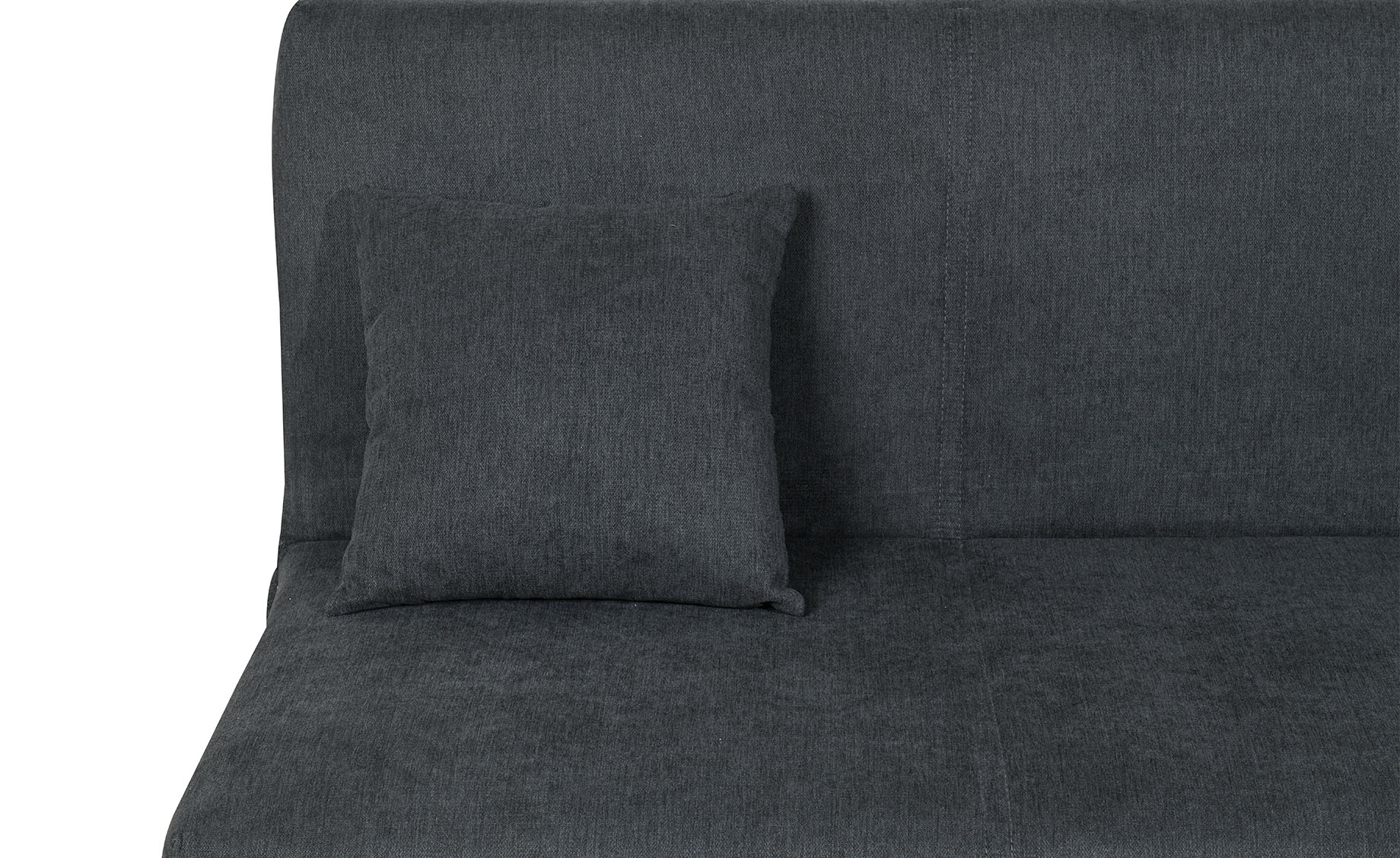 Porta trosjed s ležajem 185x78x90 cm tamno siva