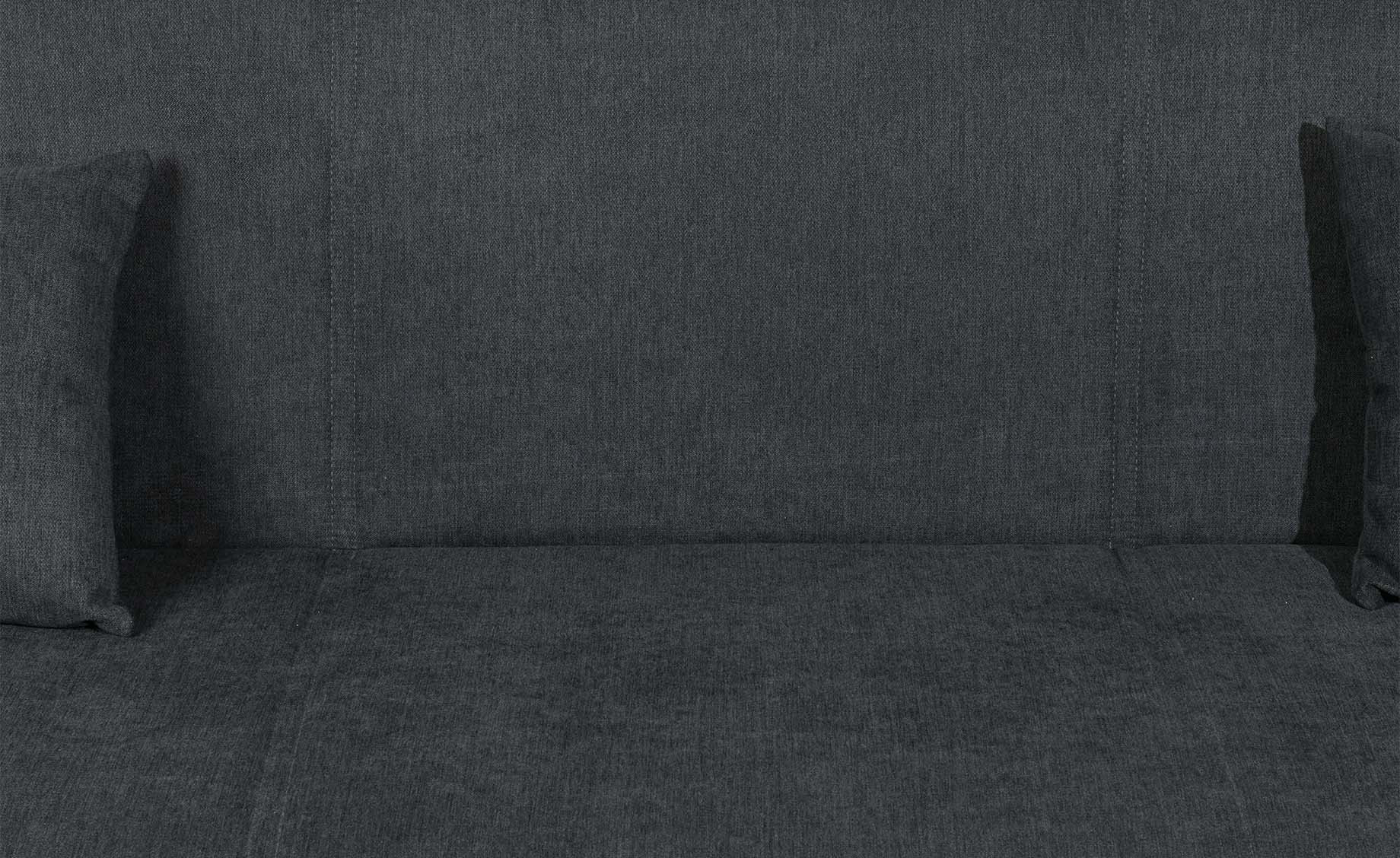 Porta trosjed s ležajem 185x78x90 cm tamno siva