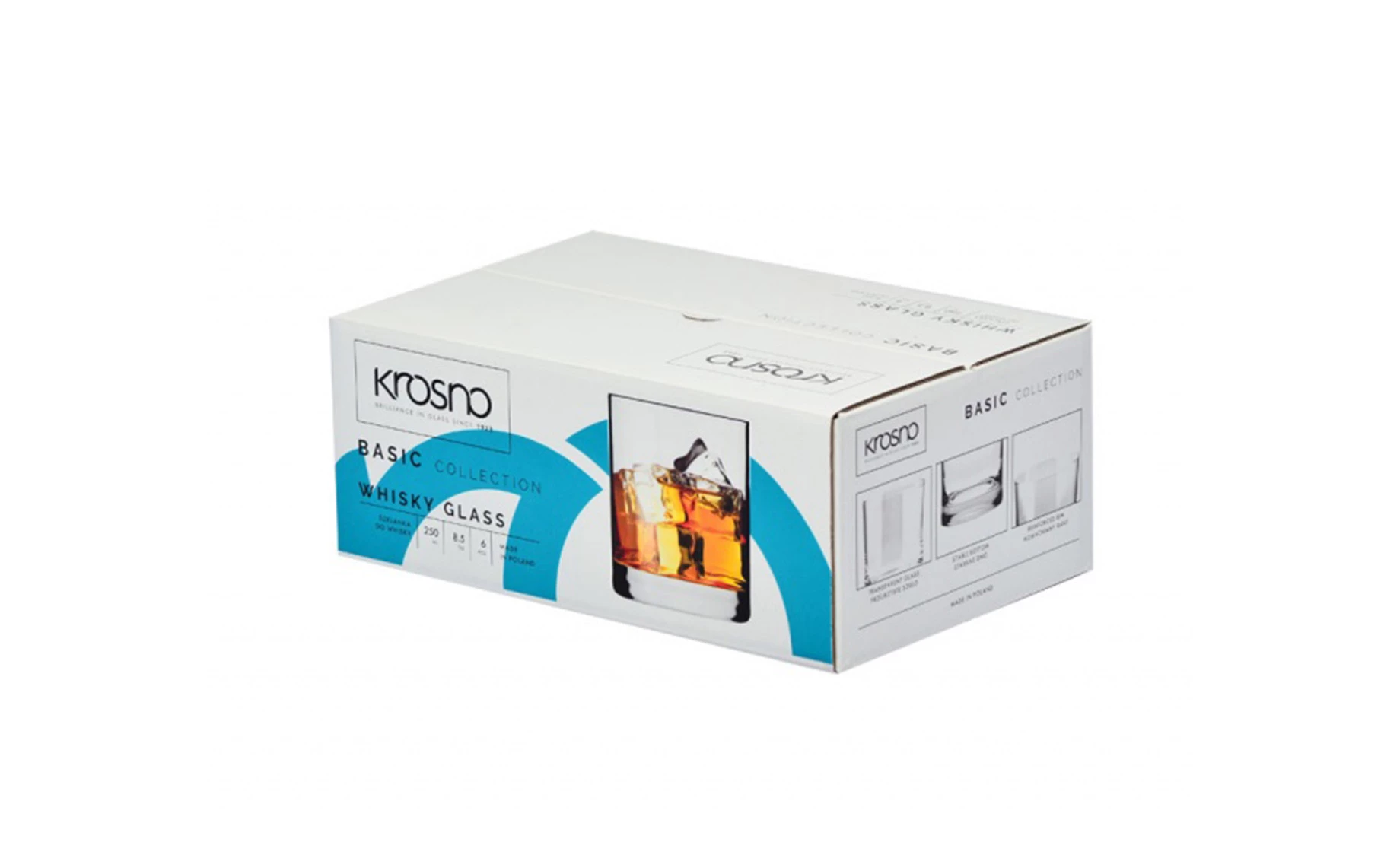 Set čaša za viski Krosno Basic 250ml 6 kom