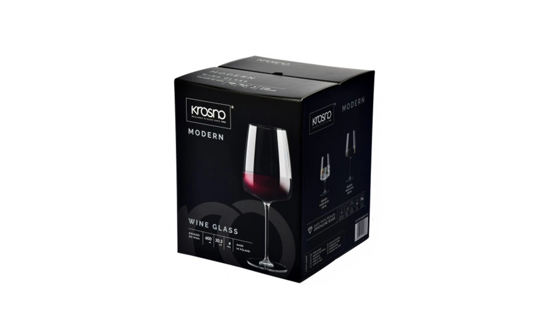 Set čaša za vino Krosno Modern 600ml 4kom