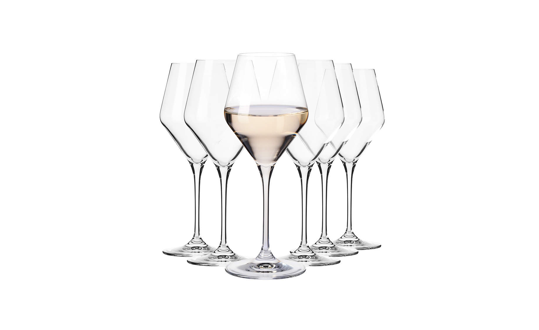 Set čaša za vino Krosno Ray 320ml 4 kom