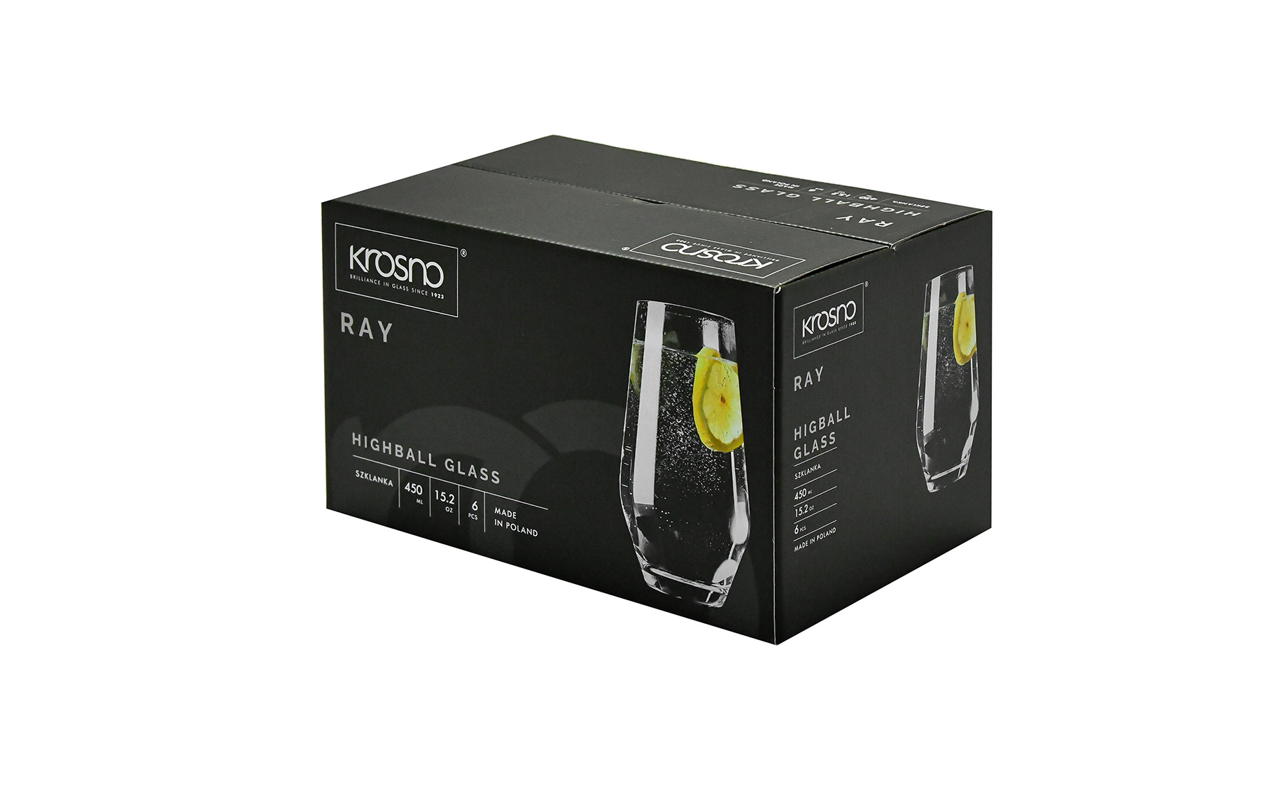 Set čaša Krosno Ray 450ml 6 kom