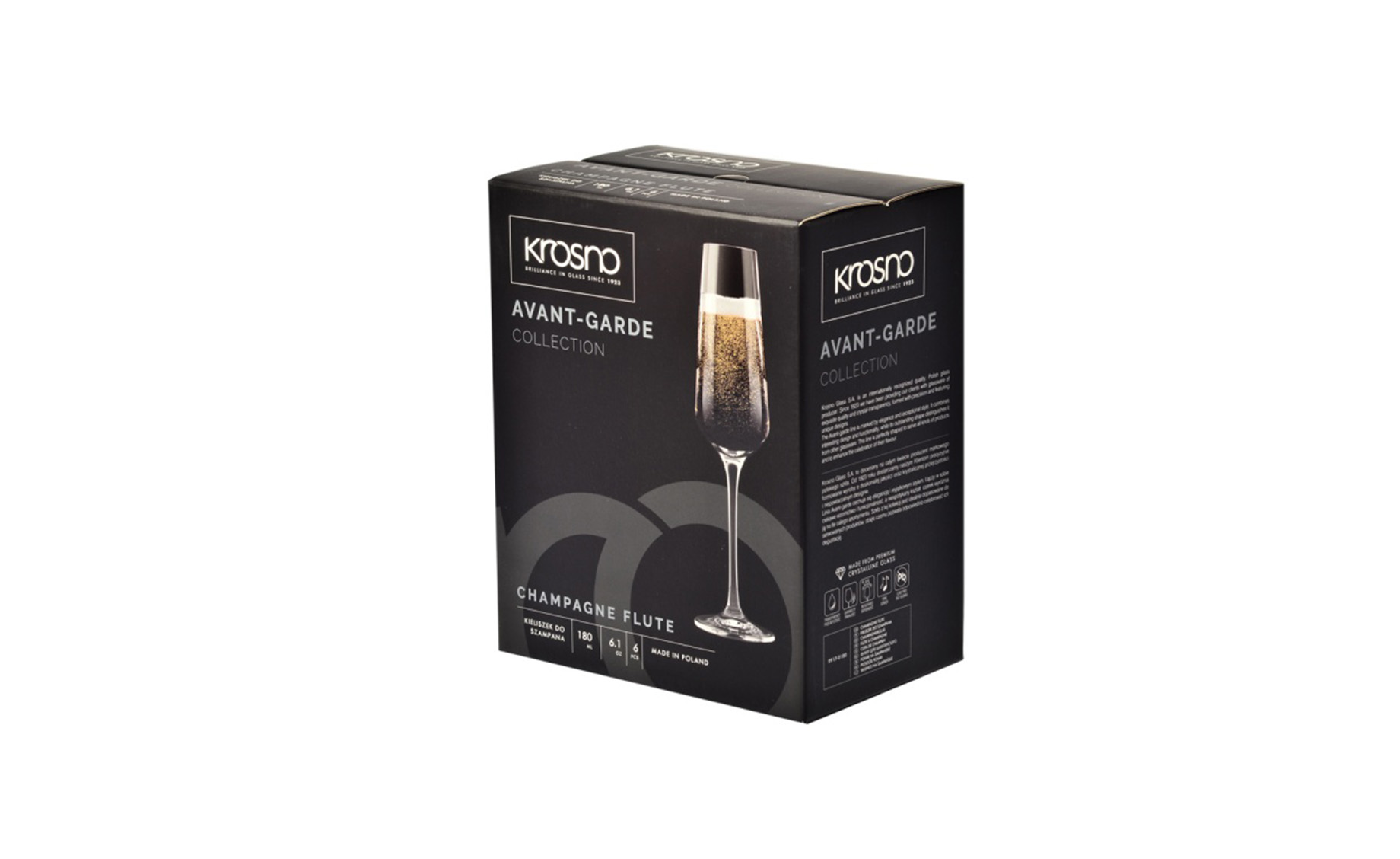 Set čaša za šampanjac Krosno Avant-Garde 180ml 6 kom