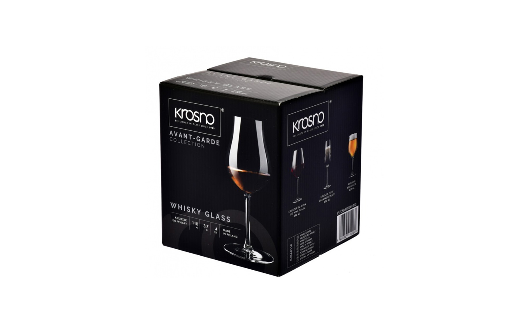 Set čaša za degustaciju viskija Krosno Avant-Garde 110ml 4 kom