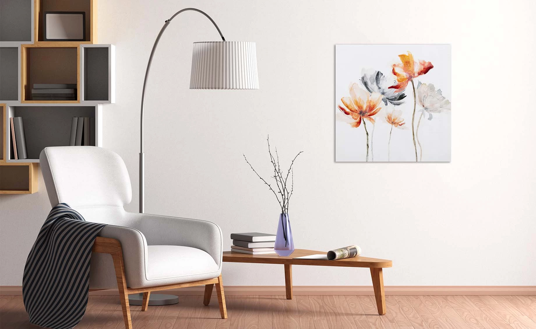 Slika Flowers 80x80cm