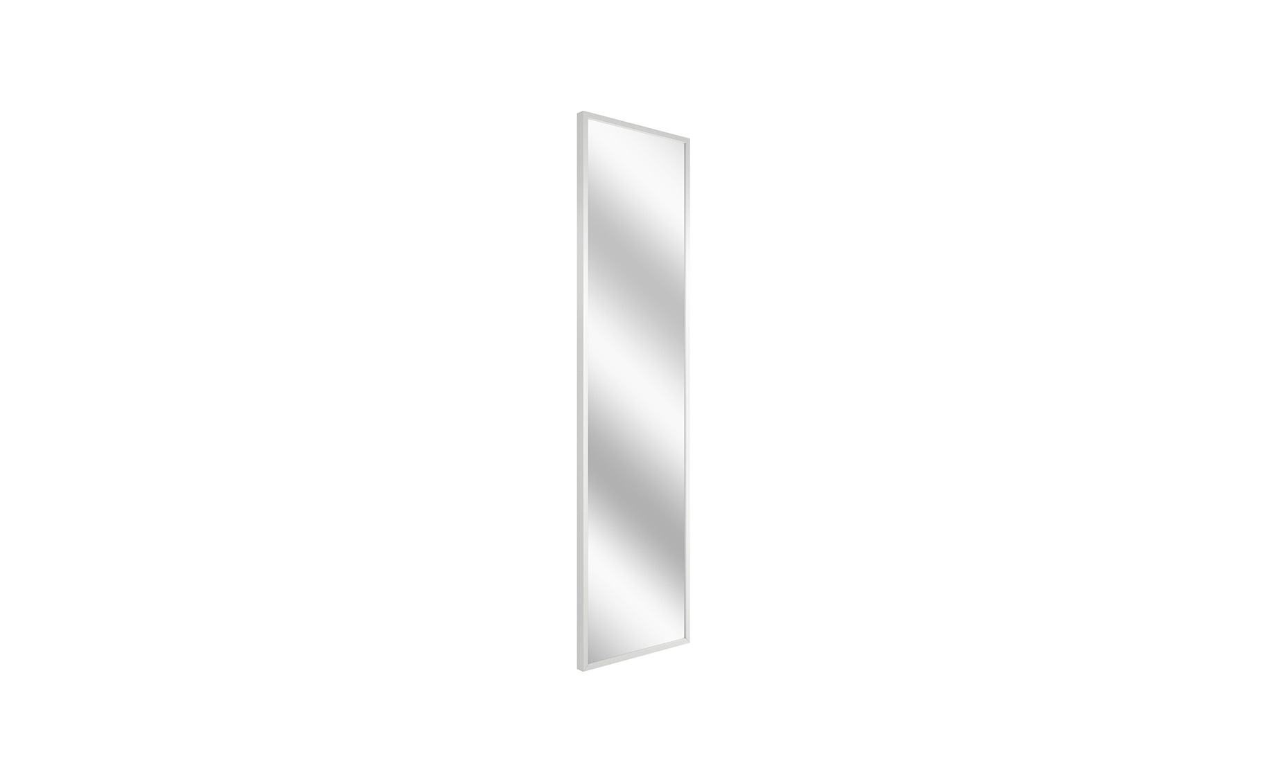 Zidno Ogledalo Lincoln 37X142 cm belo
