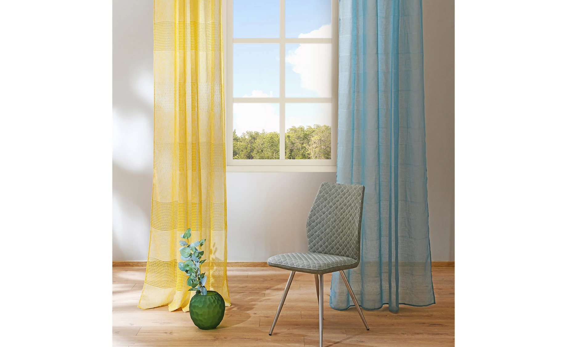 Zavesa Luna 140x240cm zelena