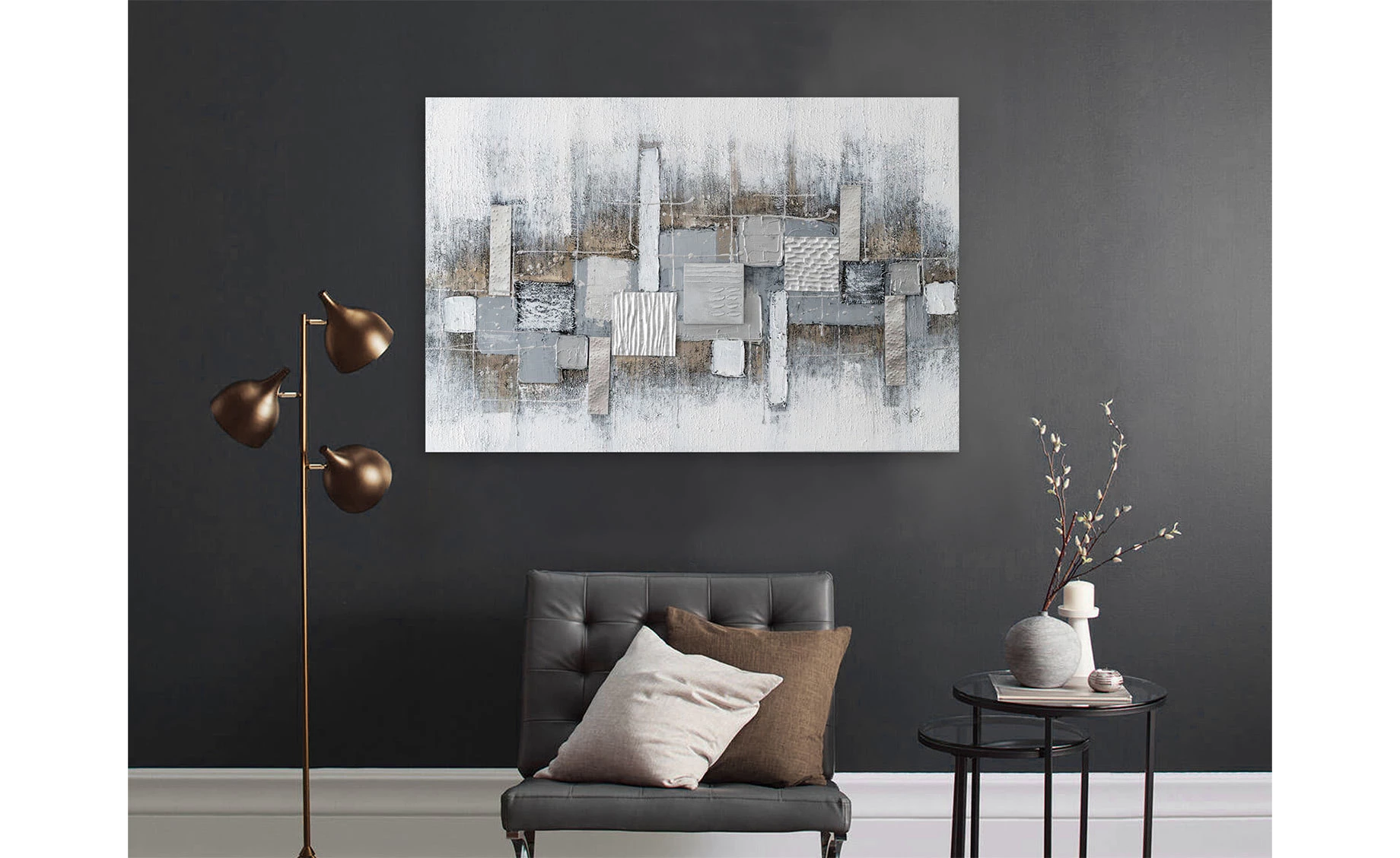 Slika Misty city 120x80cm