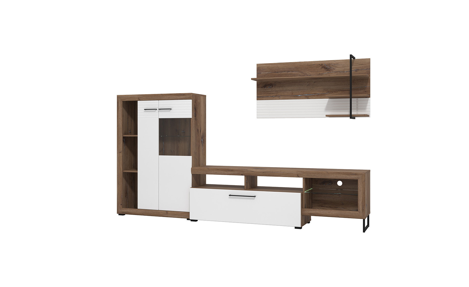Caen regal 263x40x170 cm