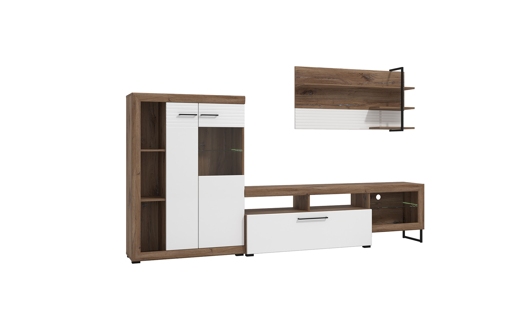 Caen regal 263x40x170 cm