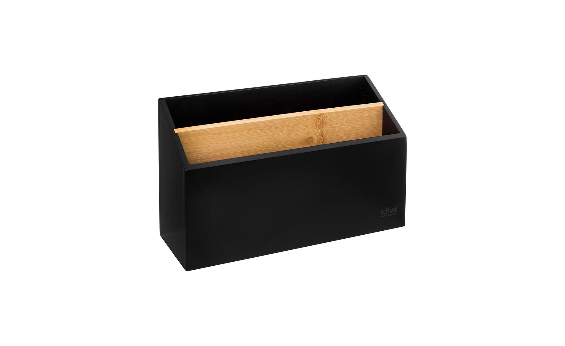 Organizator za sto Bamboo 25x9x16cm crni