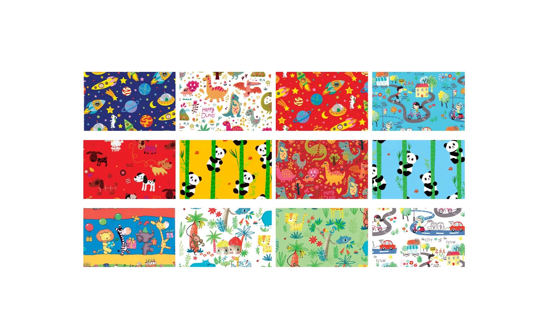 Ukrasni papir Kids 200X70 više dezena