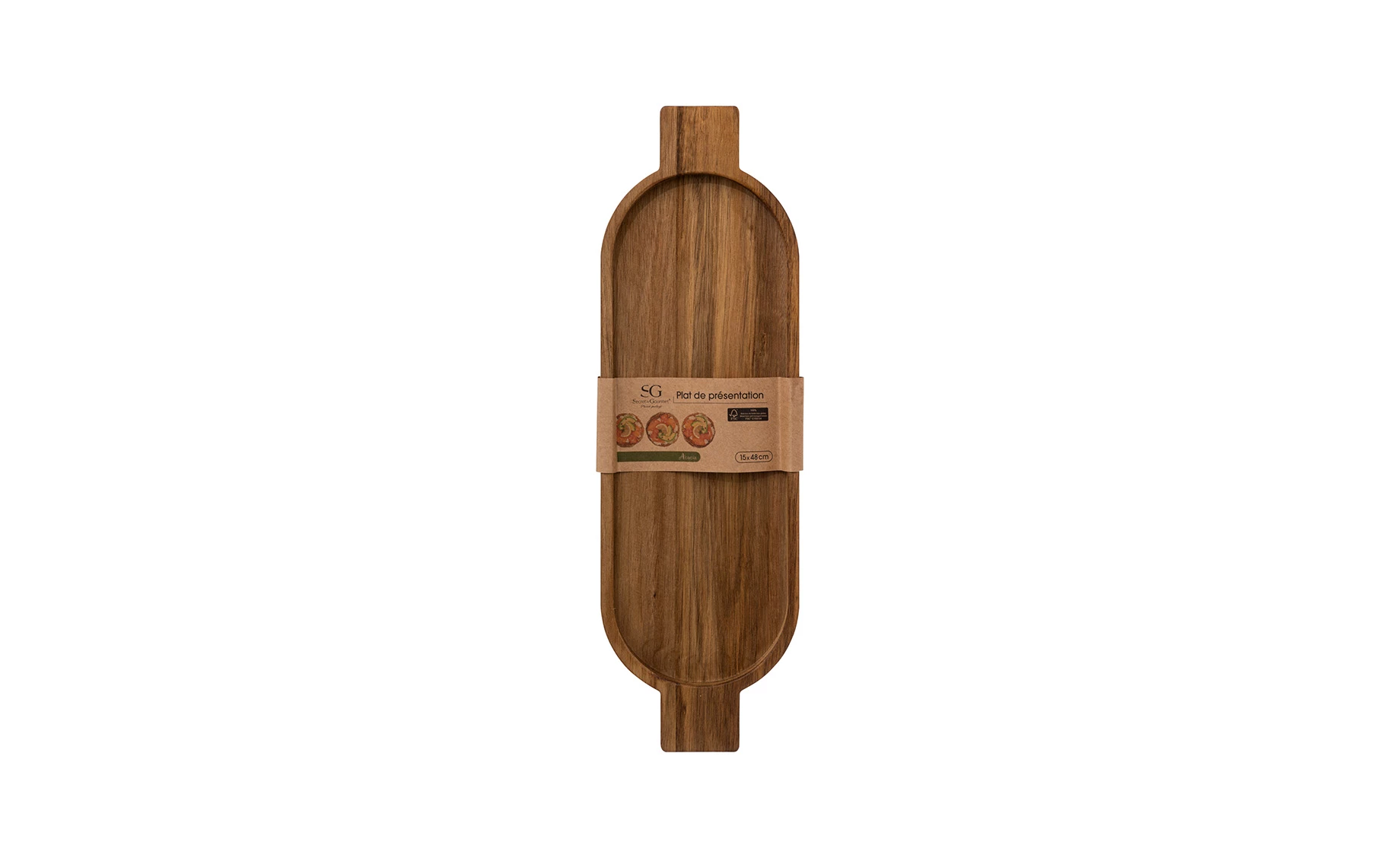 Drveni poslužavnik Dion 15x48cm