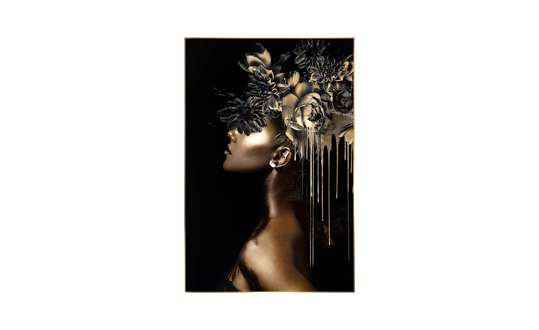 Slika staklo s okvirom Yowita 80x120cm