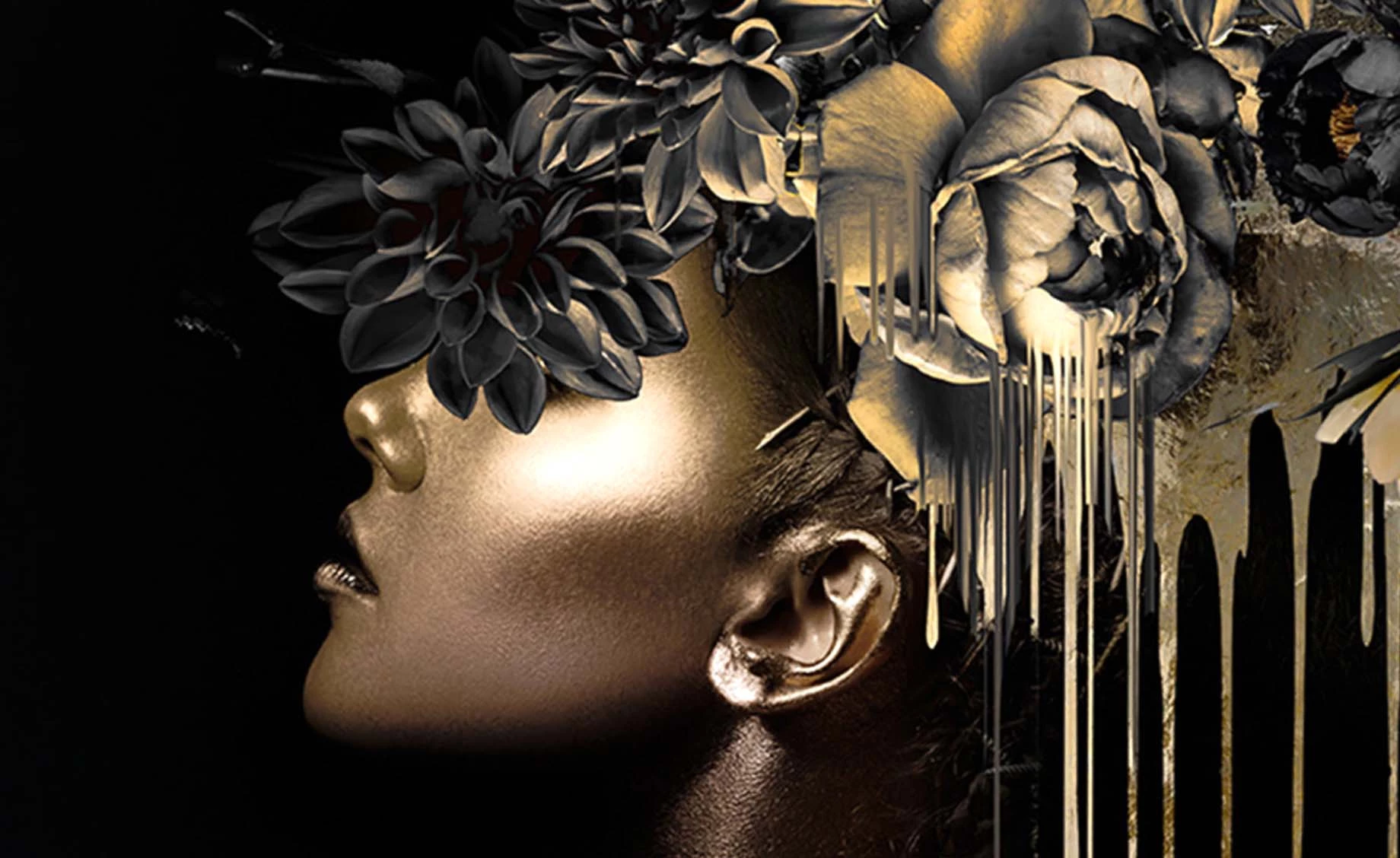 Slika staklo s okvirom Yowita 80x120cm