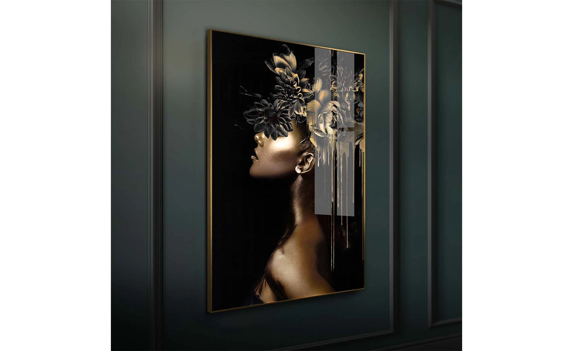 Slika staklo s okvirom Yowita 80x120cm