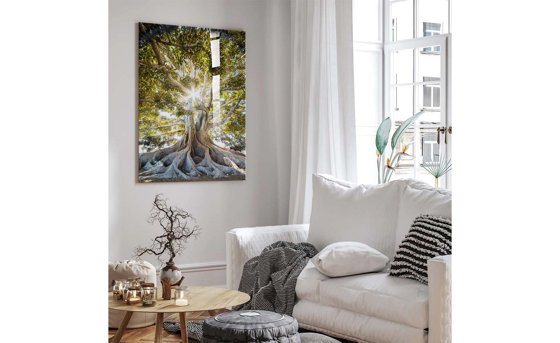 Slika staklo Clear Tree 50x70cm