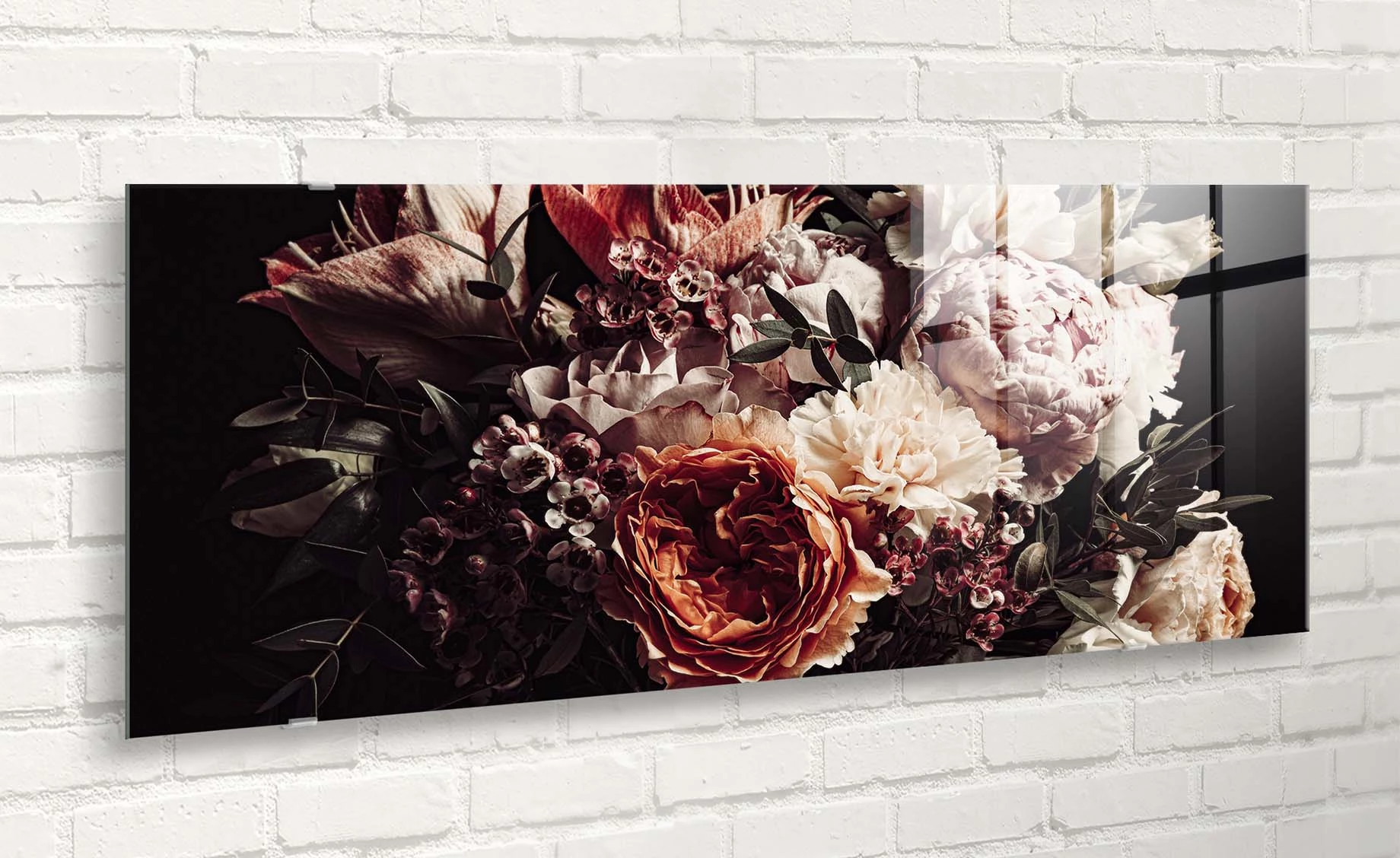 Slika staklo Bouquet 50x125cm