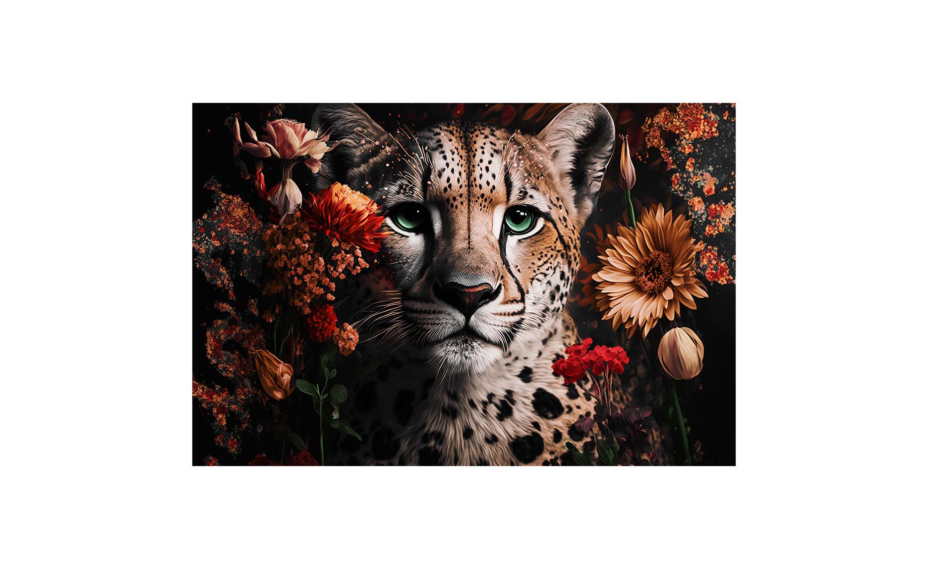 Slike staklo Leo&Flowers 80x120cm