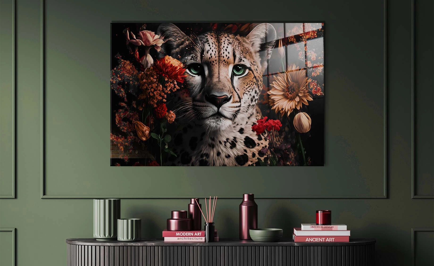 Slike staklo Leo&Flowers 80x120cm