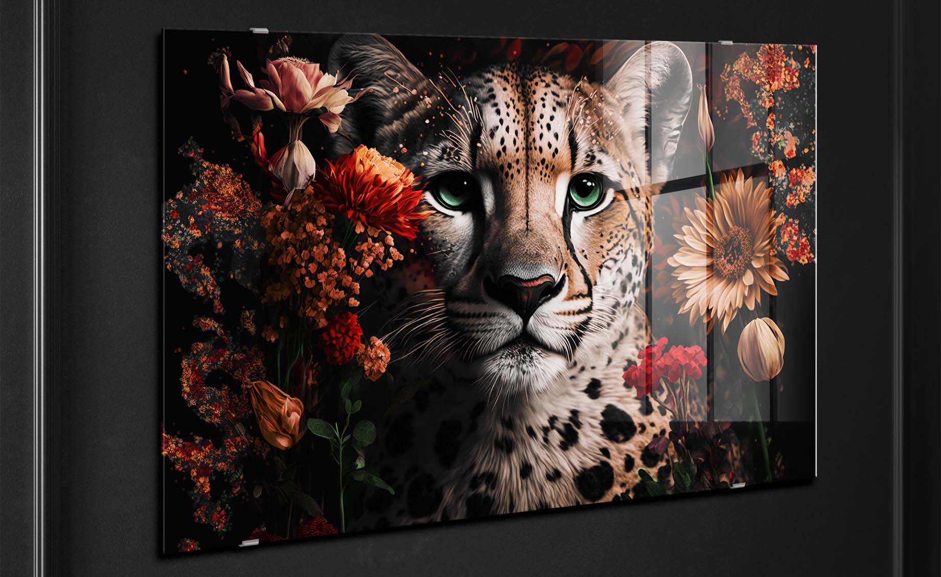 Slike staklo Leo&Flowers 80x120cm