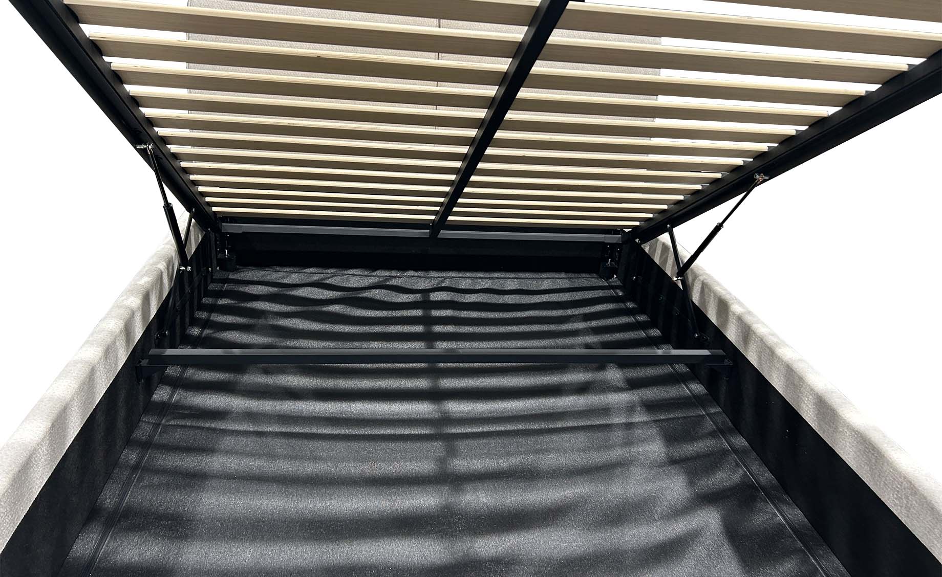 Bolzano krevet sa podnicom i prostorom za odlaganje 175x224x110 cm bež