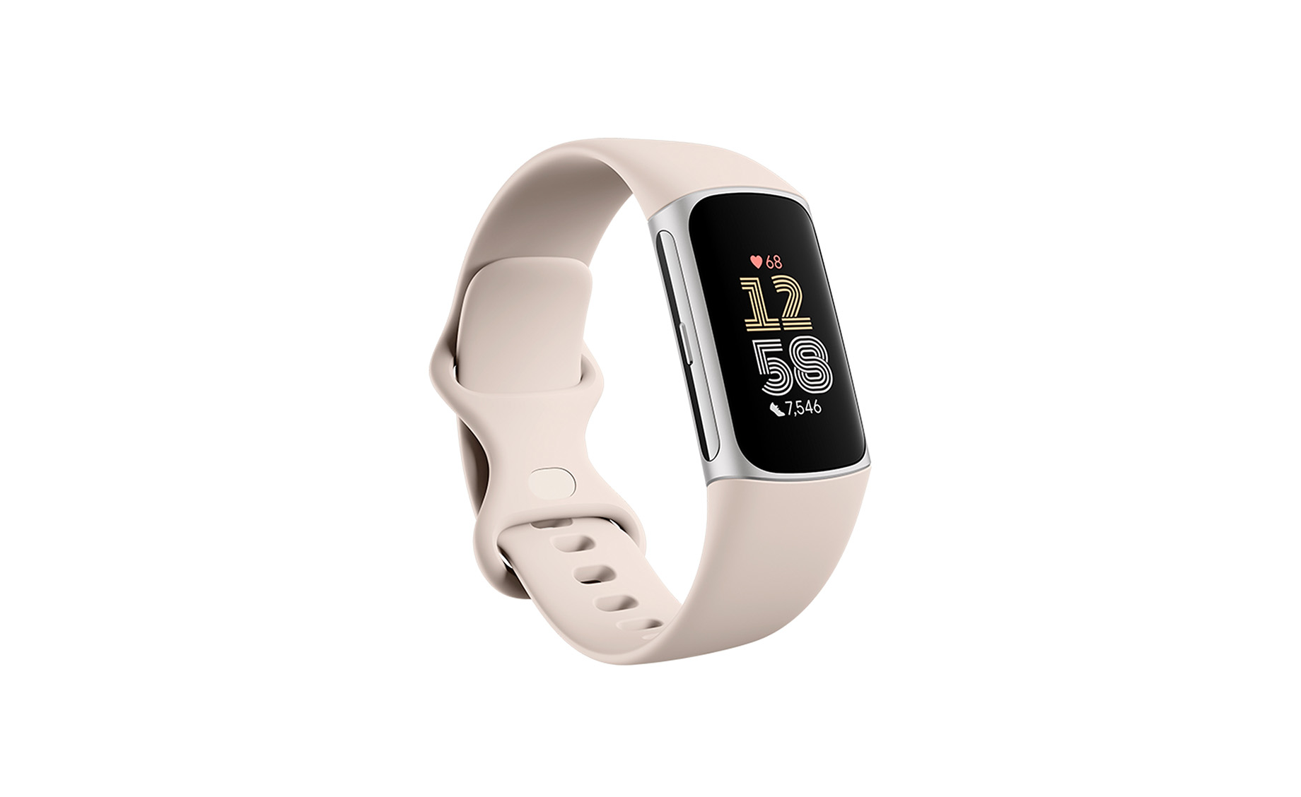 Fitbit Charge 6 sportska narukvica , Porcelain/Silver