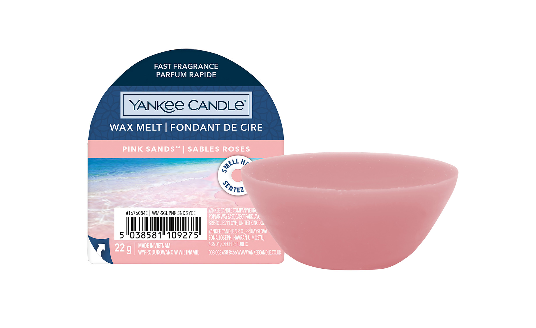 Vosak YC wax melt Pink Sands