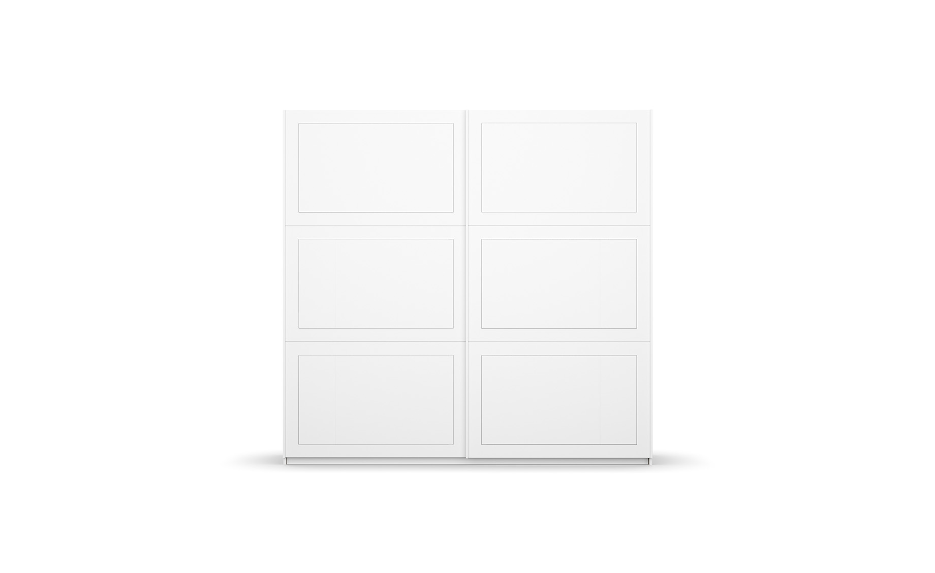 Ruja klizni ormar 2 vrata 218x59x210 cm beli