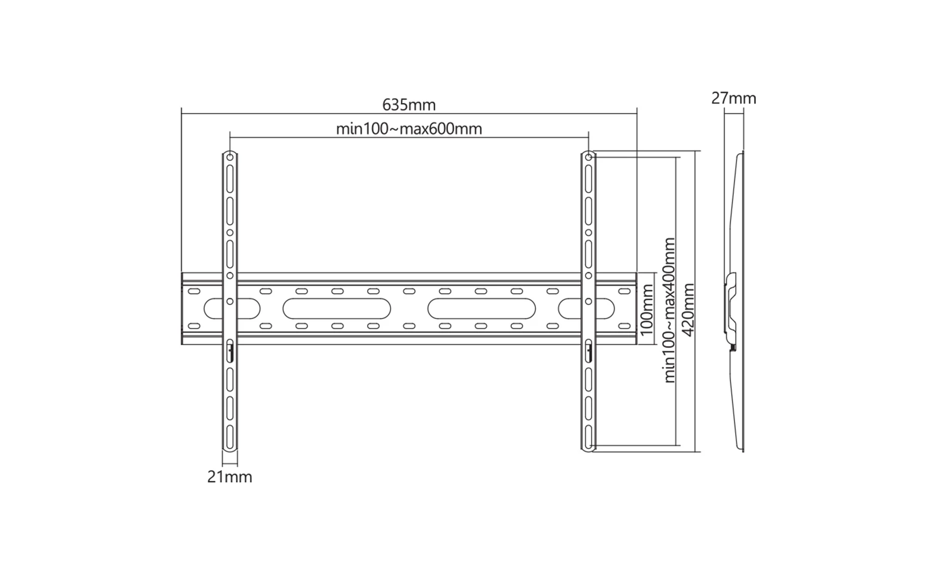 Sbox PLB-2546F-2 nosač za TV 37"-80"