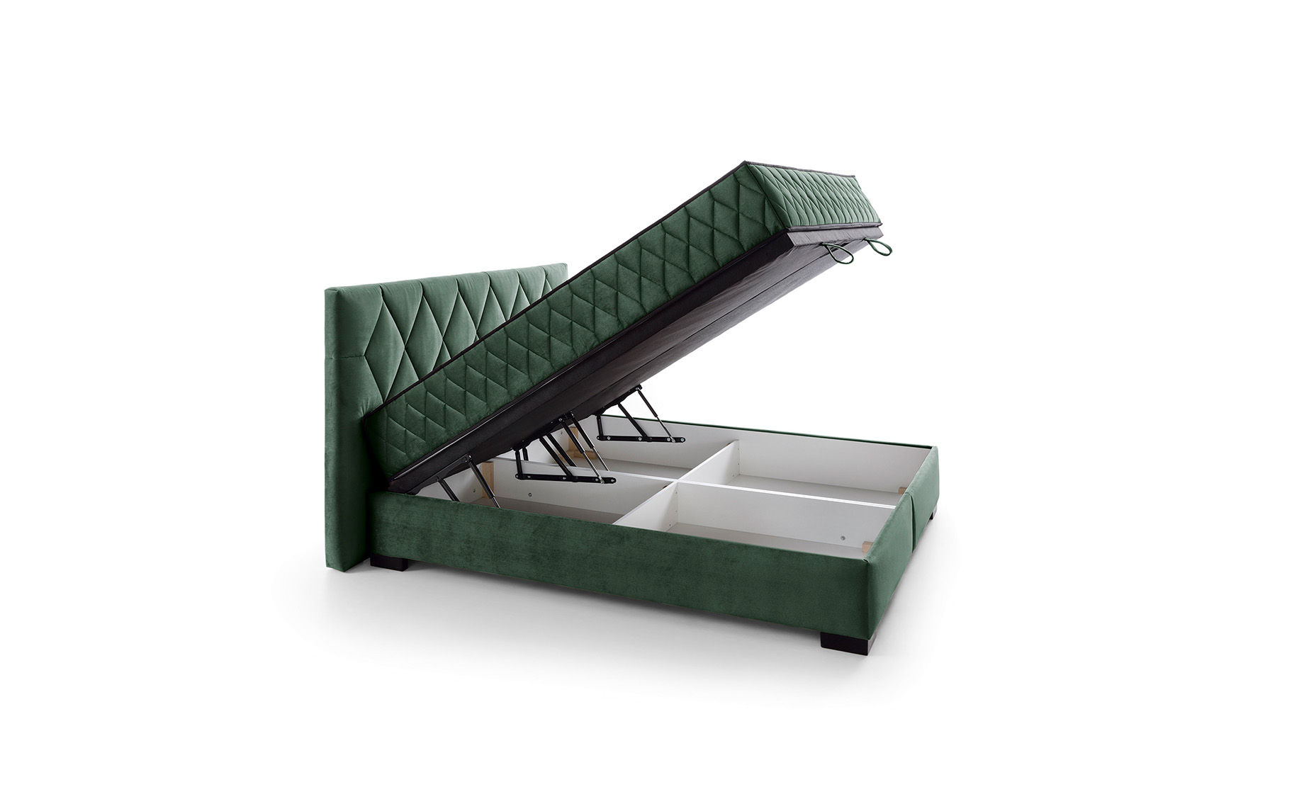Reve krevet sa prostorom za odlaganje 167x213x114 cm zelena