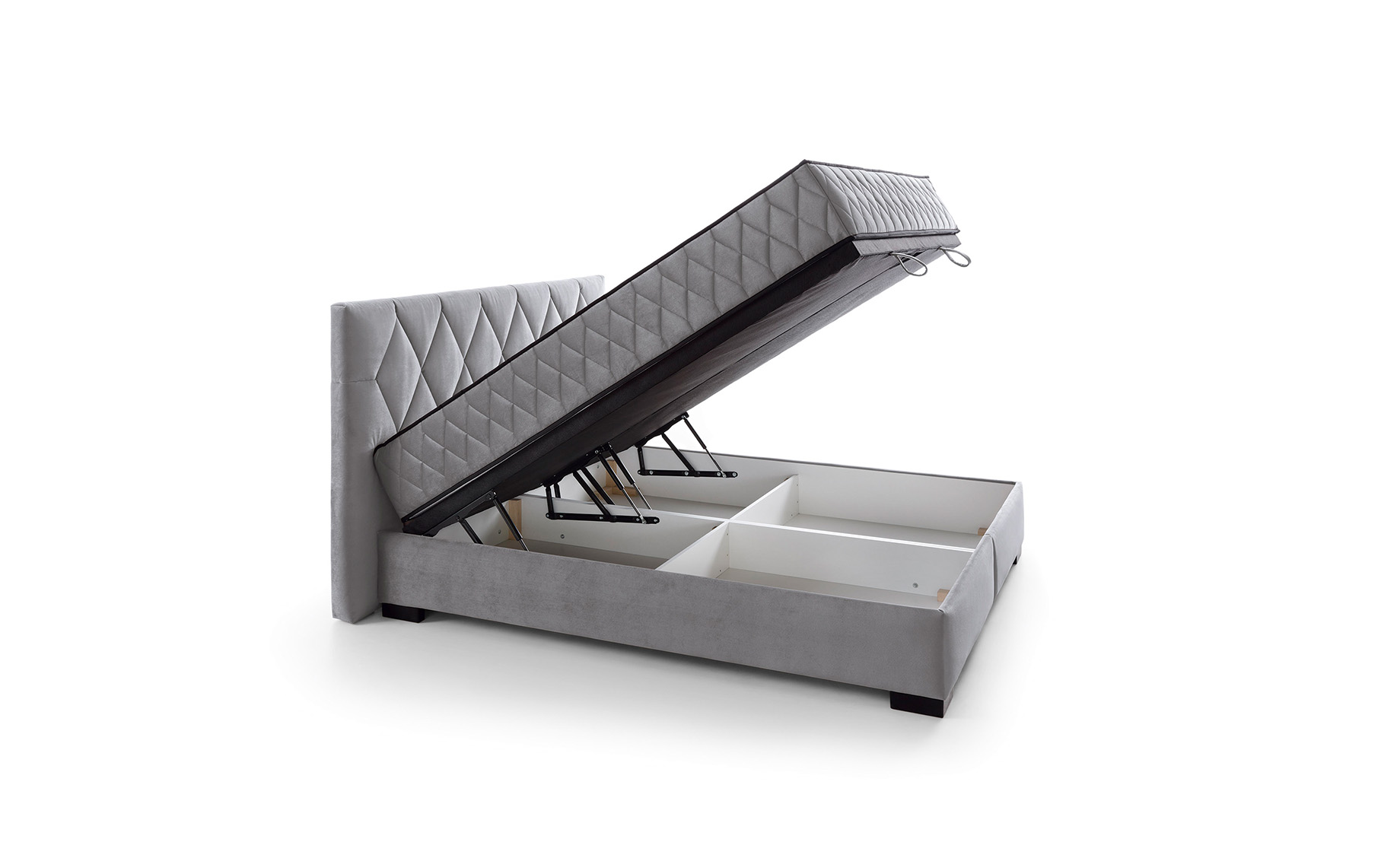 Reve krevet sa prostorom za odlaganje 167x213x114 cm siva