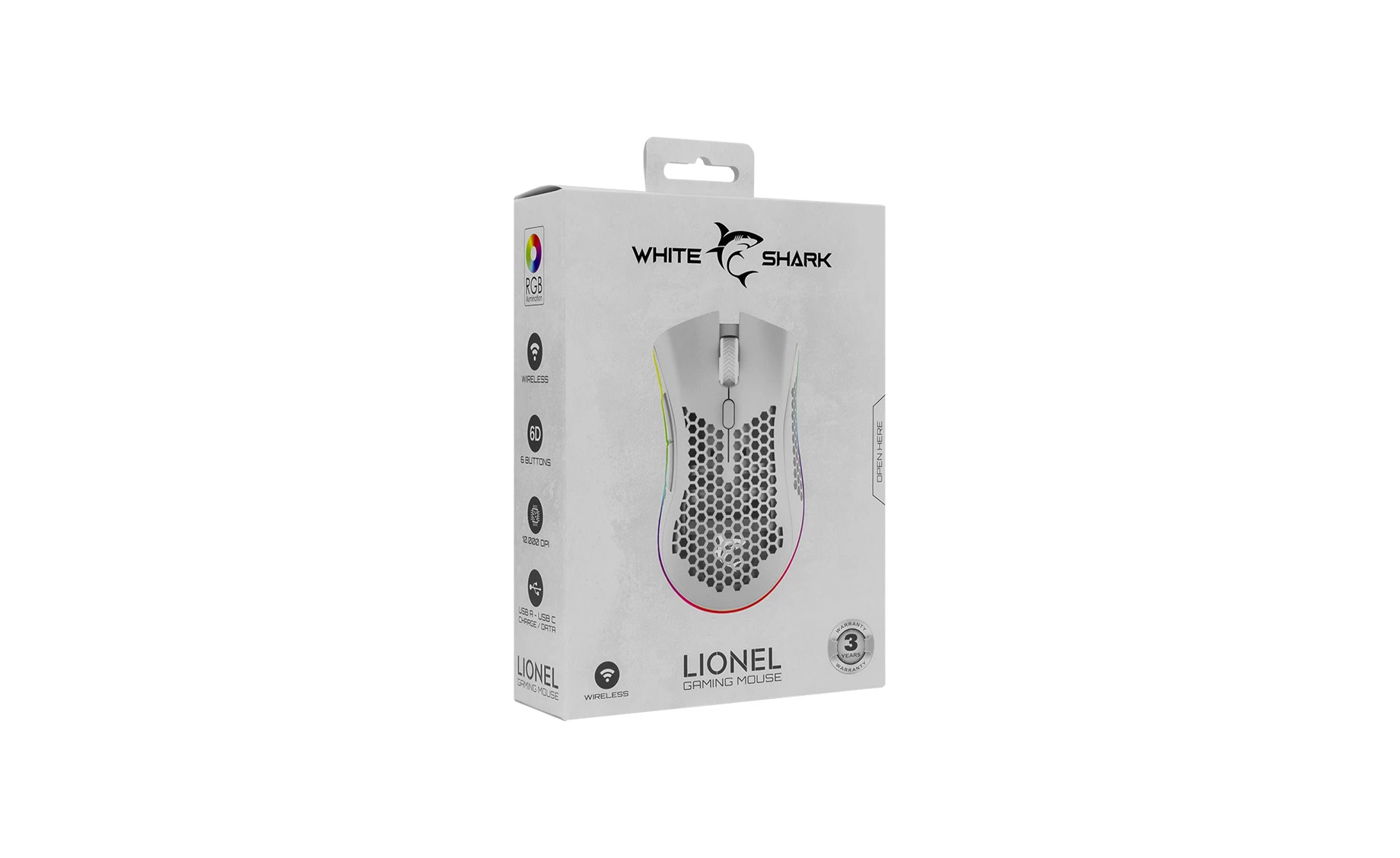 White Shark WGM-5012 LIONEL bežični gaming miš