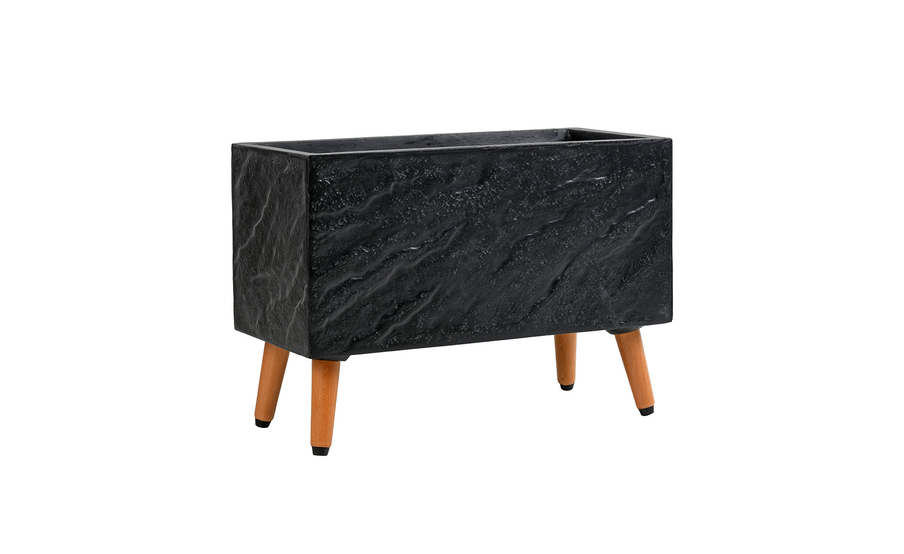  Žardinjera LT23688t stone/legs 50x23x35cm black