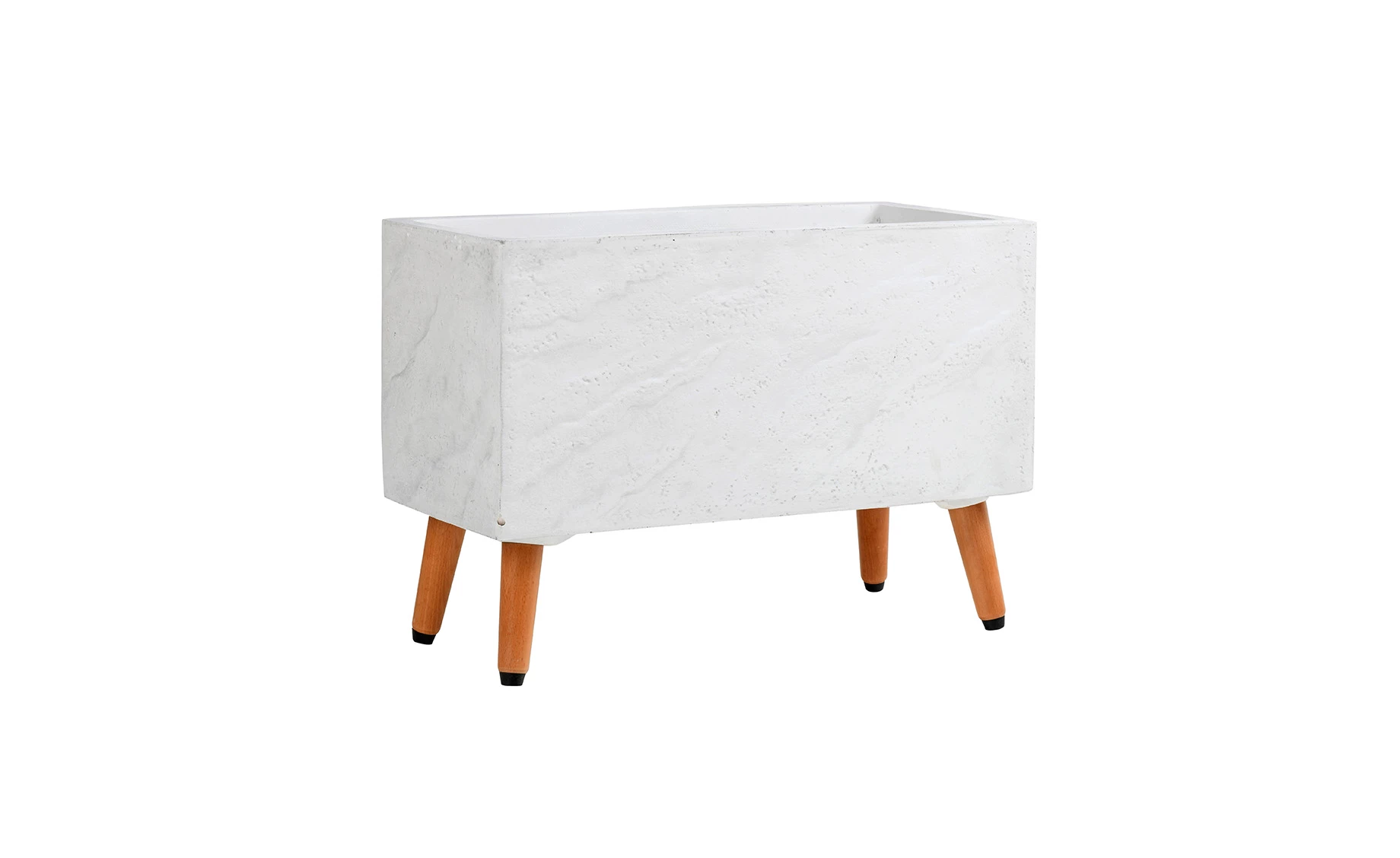 Saksija lt23688t stone/legs 50x23x35cm white