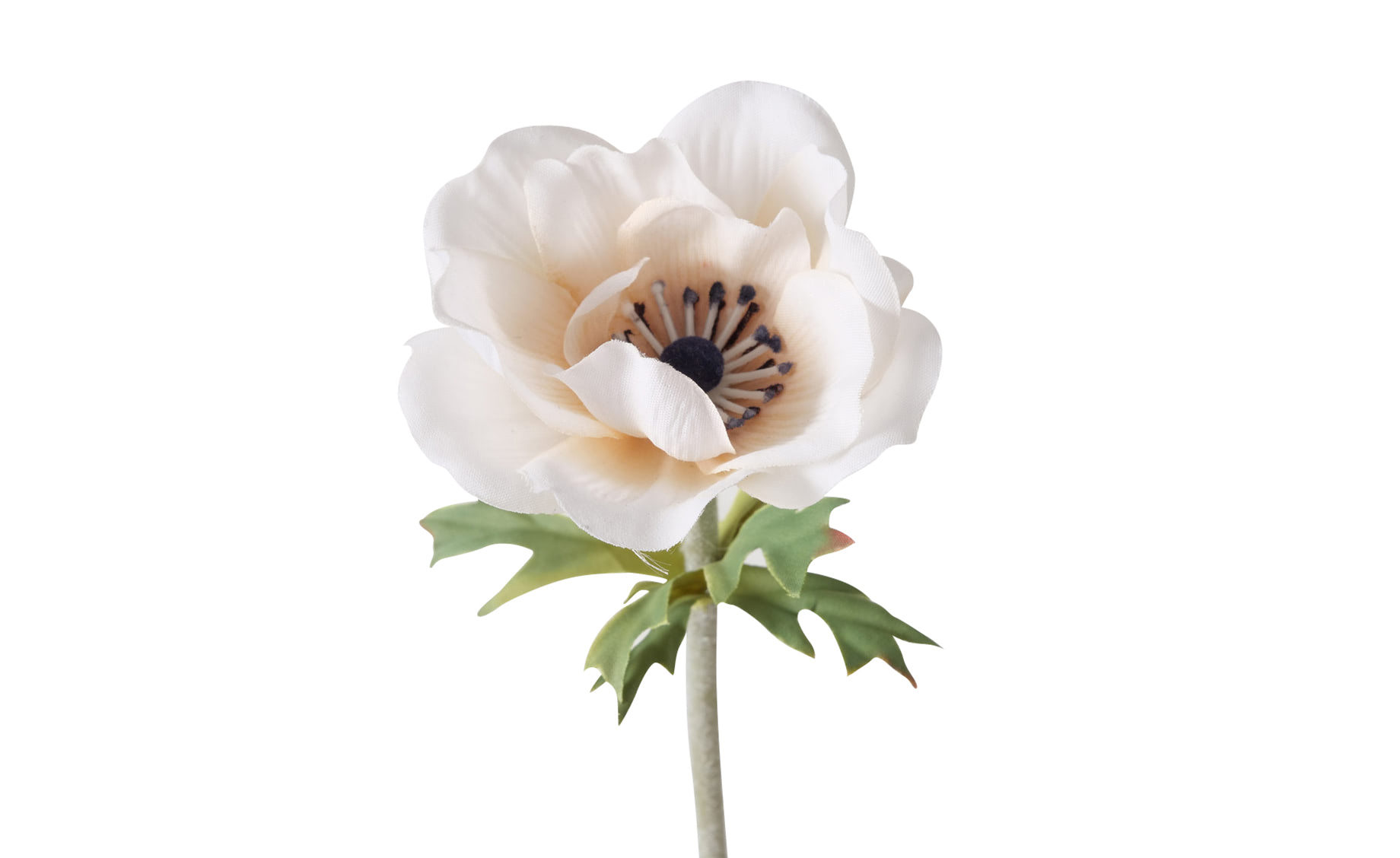 Veštački cvet Anemone 28cm beli