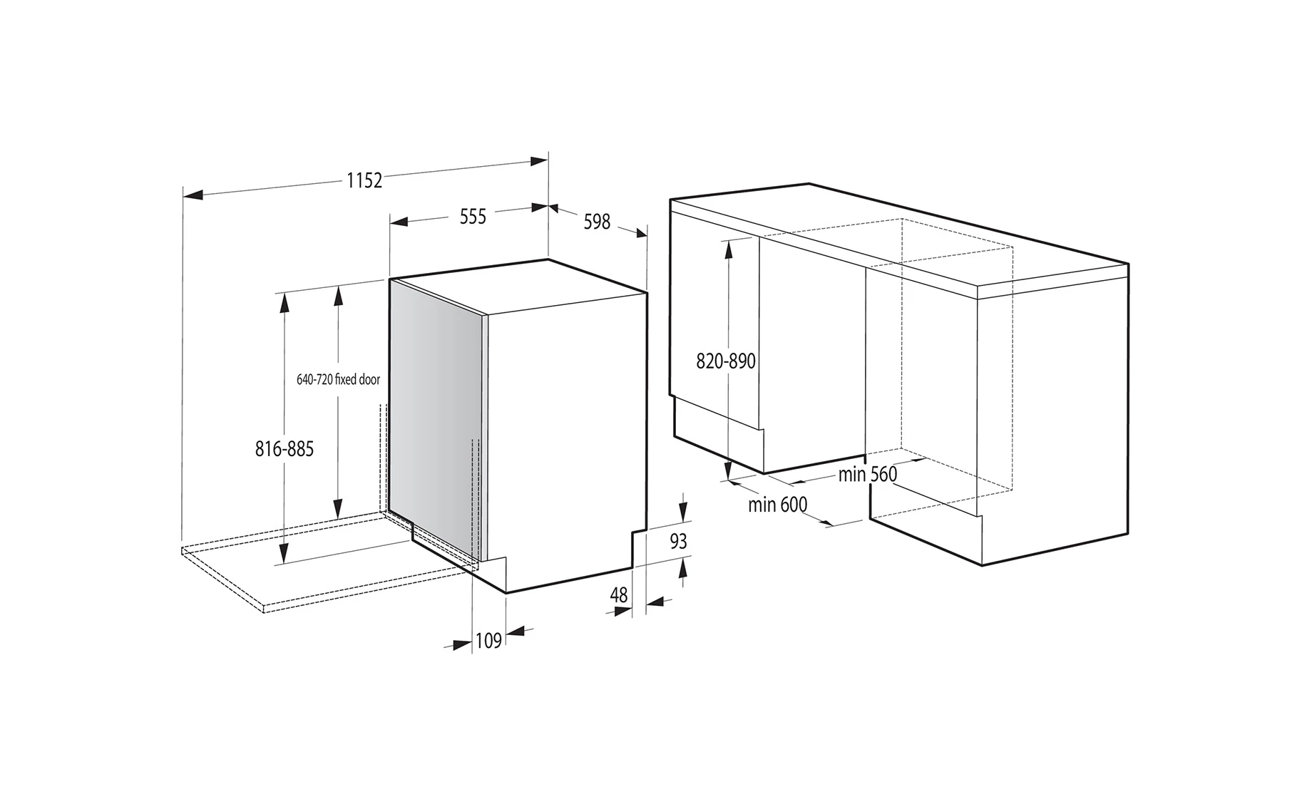 Gorenje GV 642E90 ugradna sudomašina