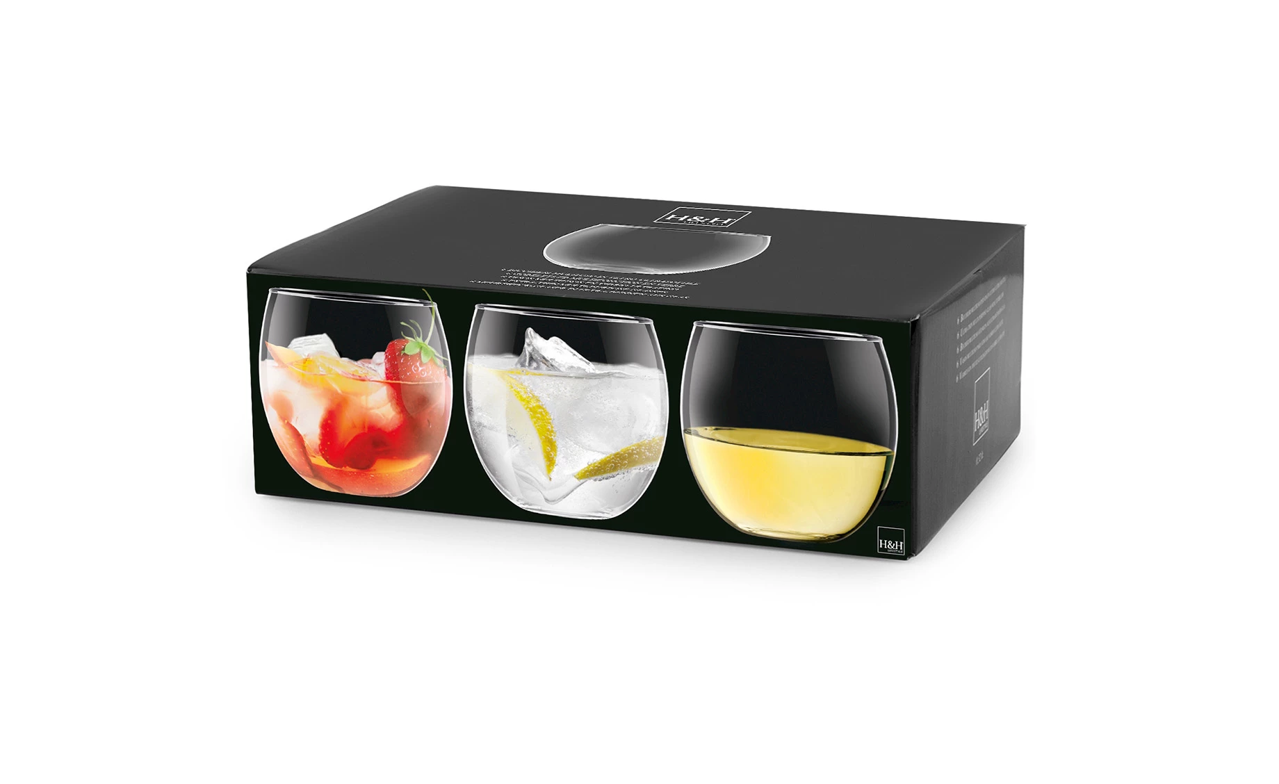 Set 6 čaša za vodu Bubble 320ml