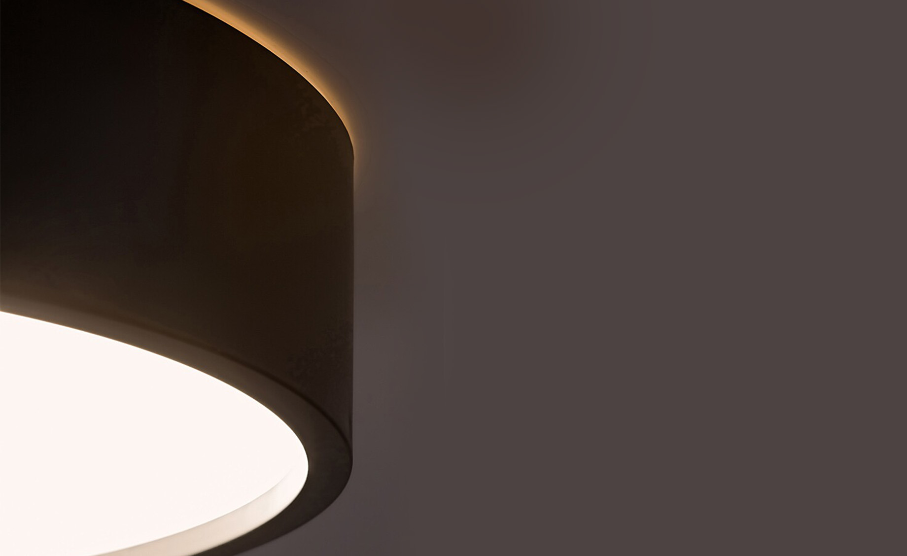 Kupatilska plafonjera Larcia LED crna