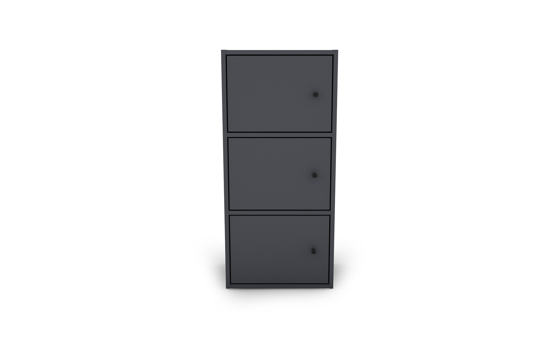 Kiki IIi regal z vrati 42x29x92 cm grafit